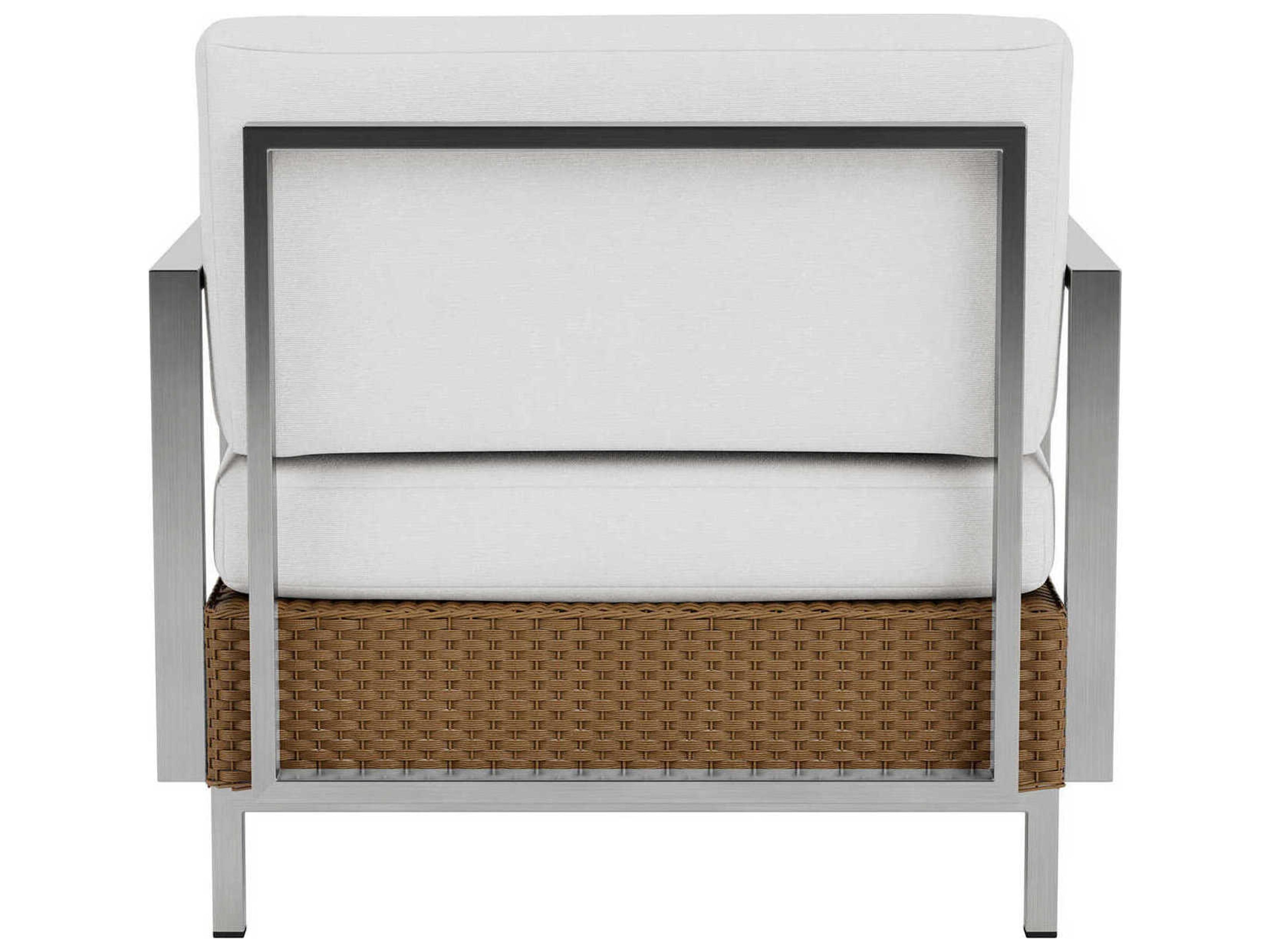 Lloyd Flanders Elements Steel Wicker Patio Lounge Chair