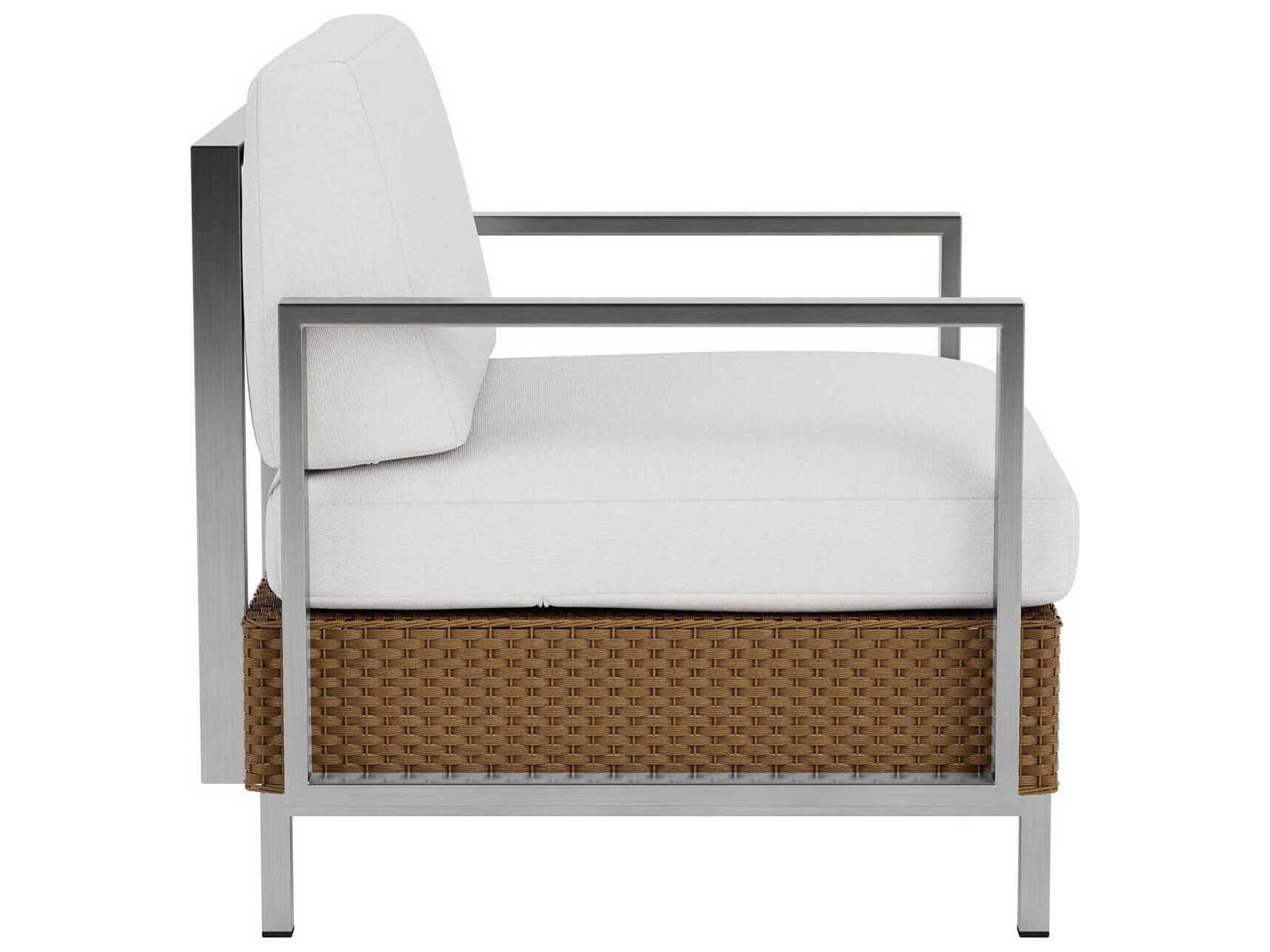 Lloyd Flanders Elements Steel Wicker Patio Lounge Chair