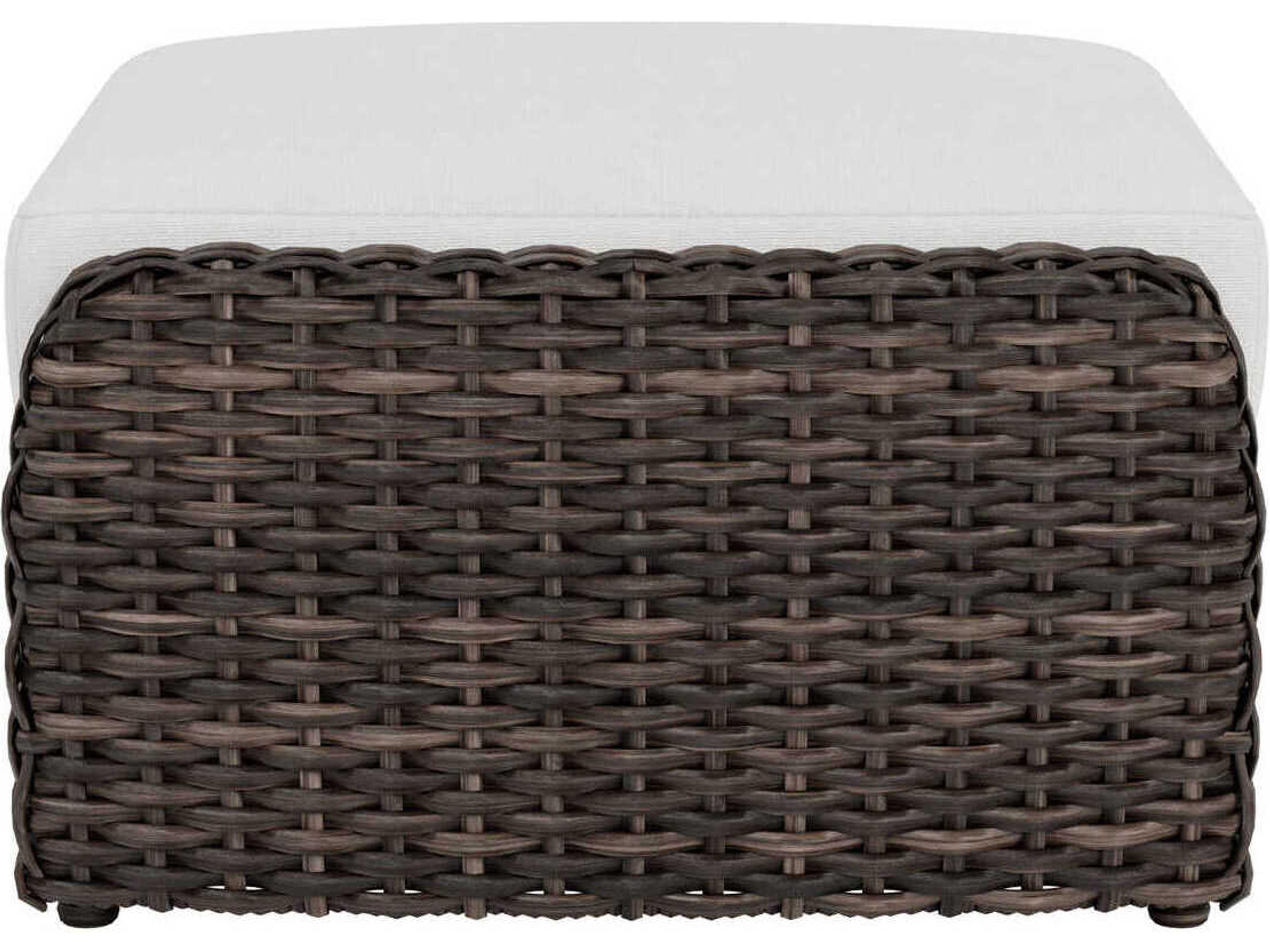 Lloyd Flanders Largo Wicker Outdoor Patio Ottoman