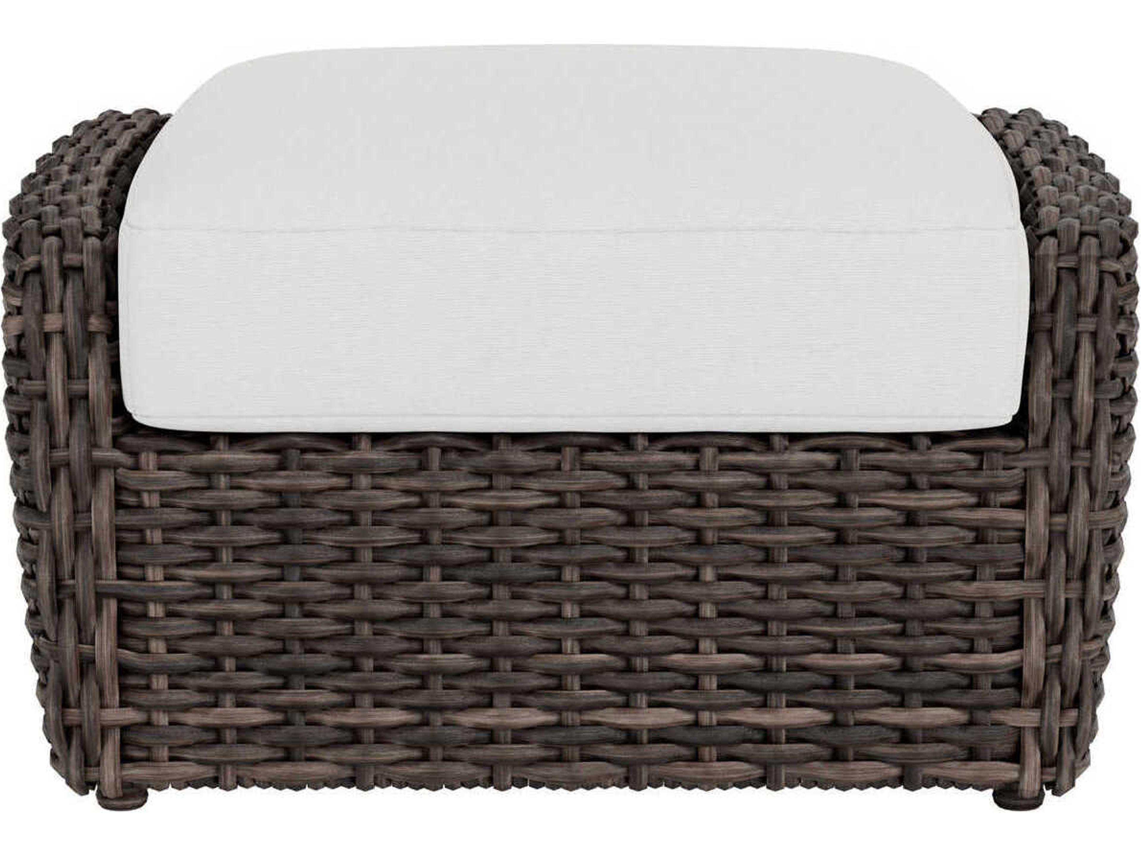 Lloyd Flanders Largo Wicker Outdoor Patio Ottoman