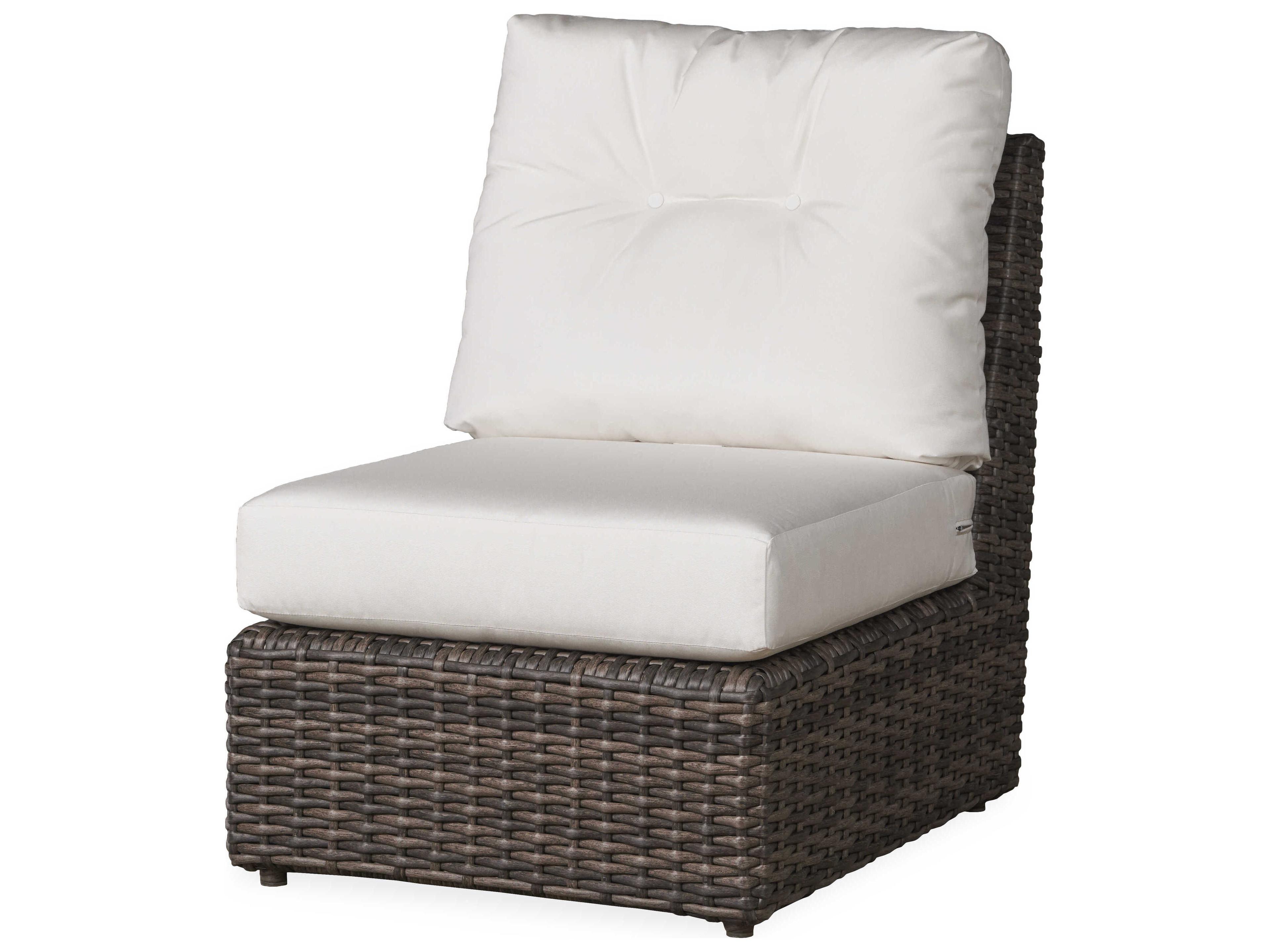 Largo Wicker Modular Lounge Chair Armless