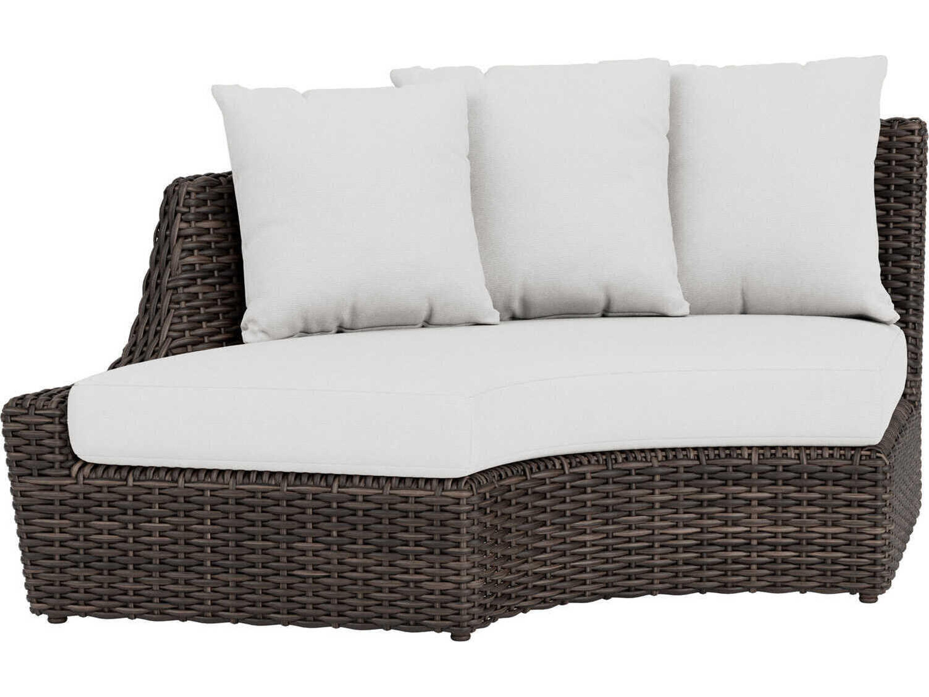 Largo Right Curved Sectional Outdoor Sofa