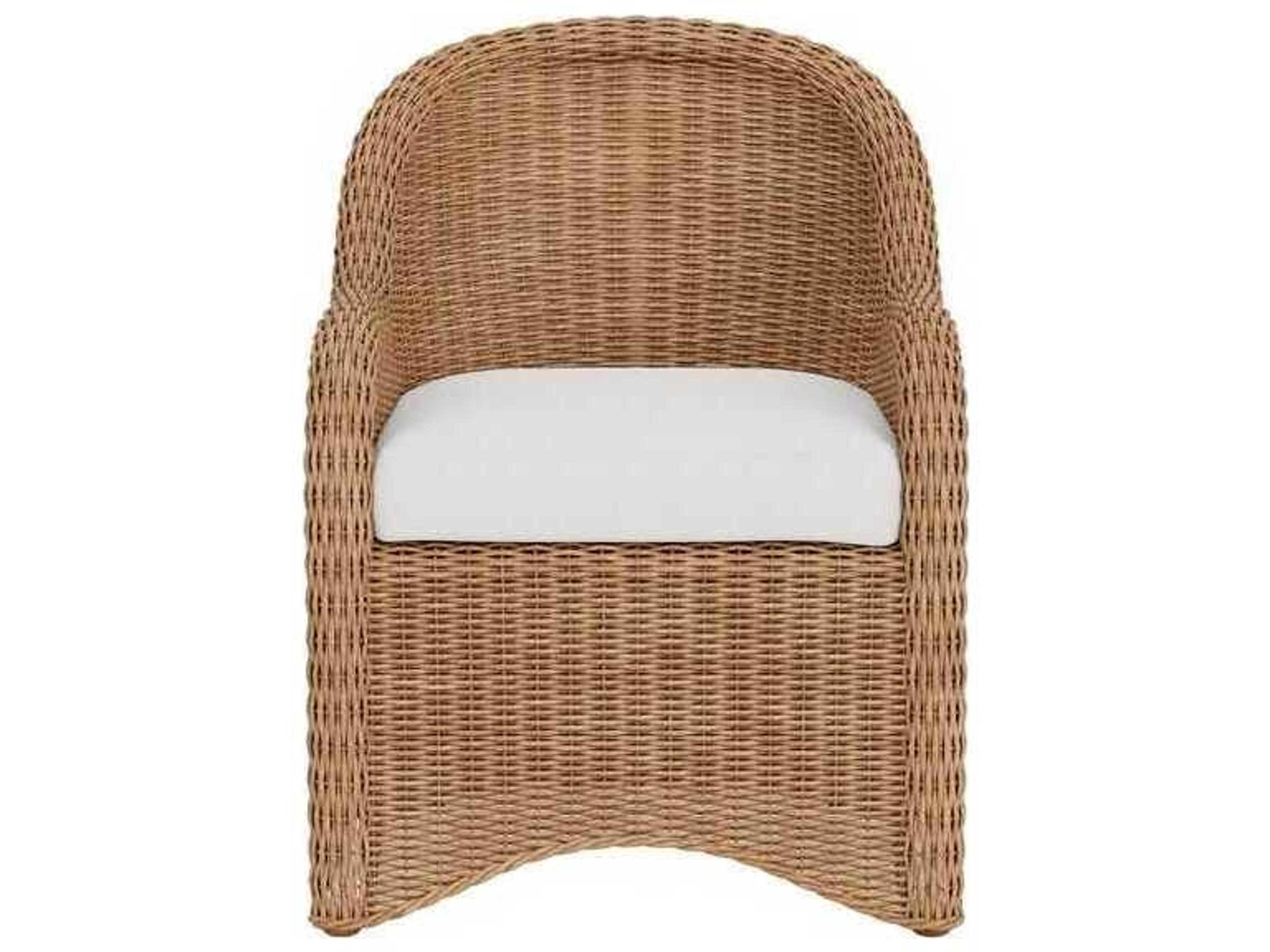 Lloyd Flanders Tobago Wicker Patio Dining Arm Chair