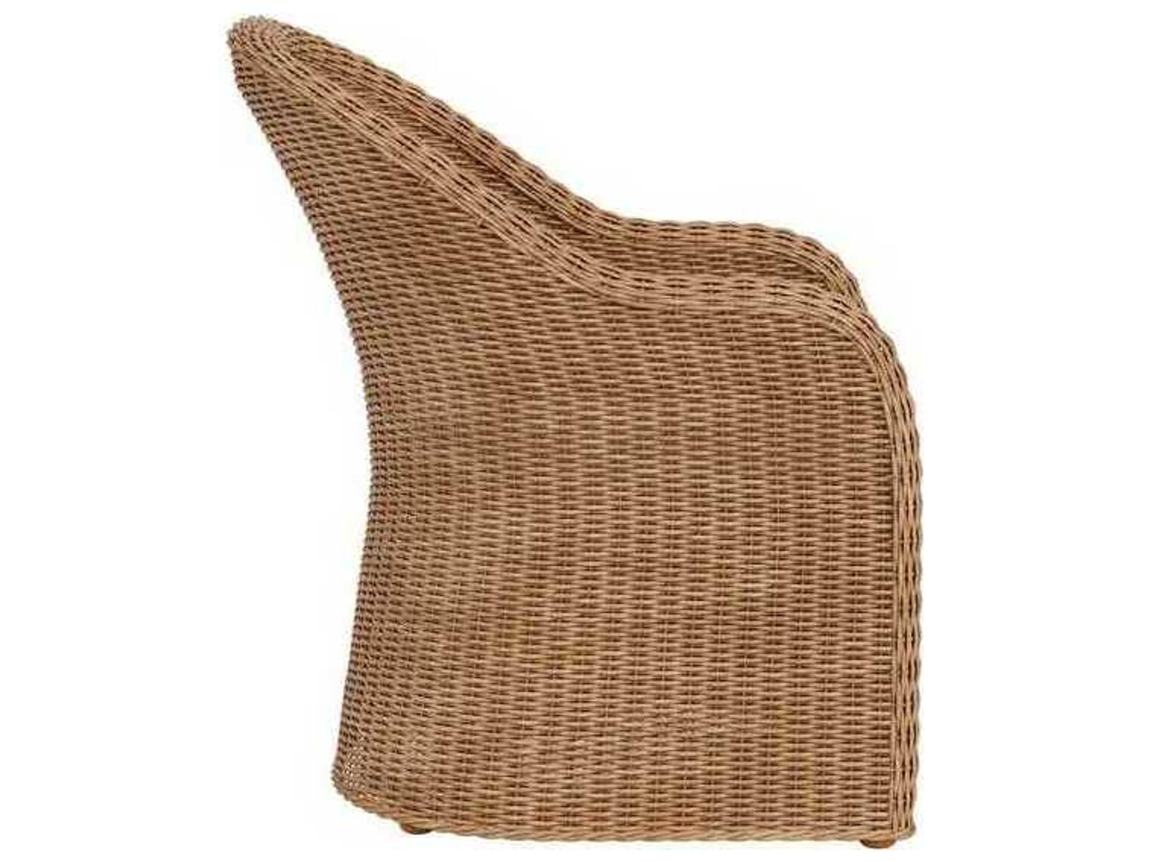 Lloyd Flanders Tobago Wicker Patio Dining Arm Chair