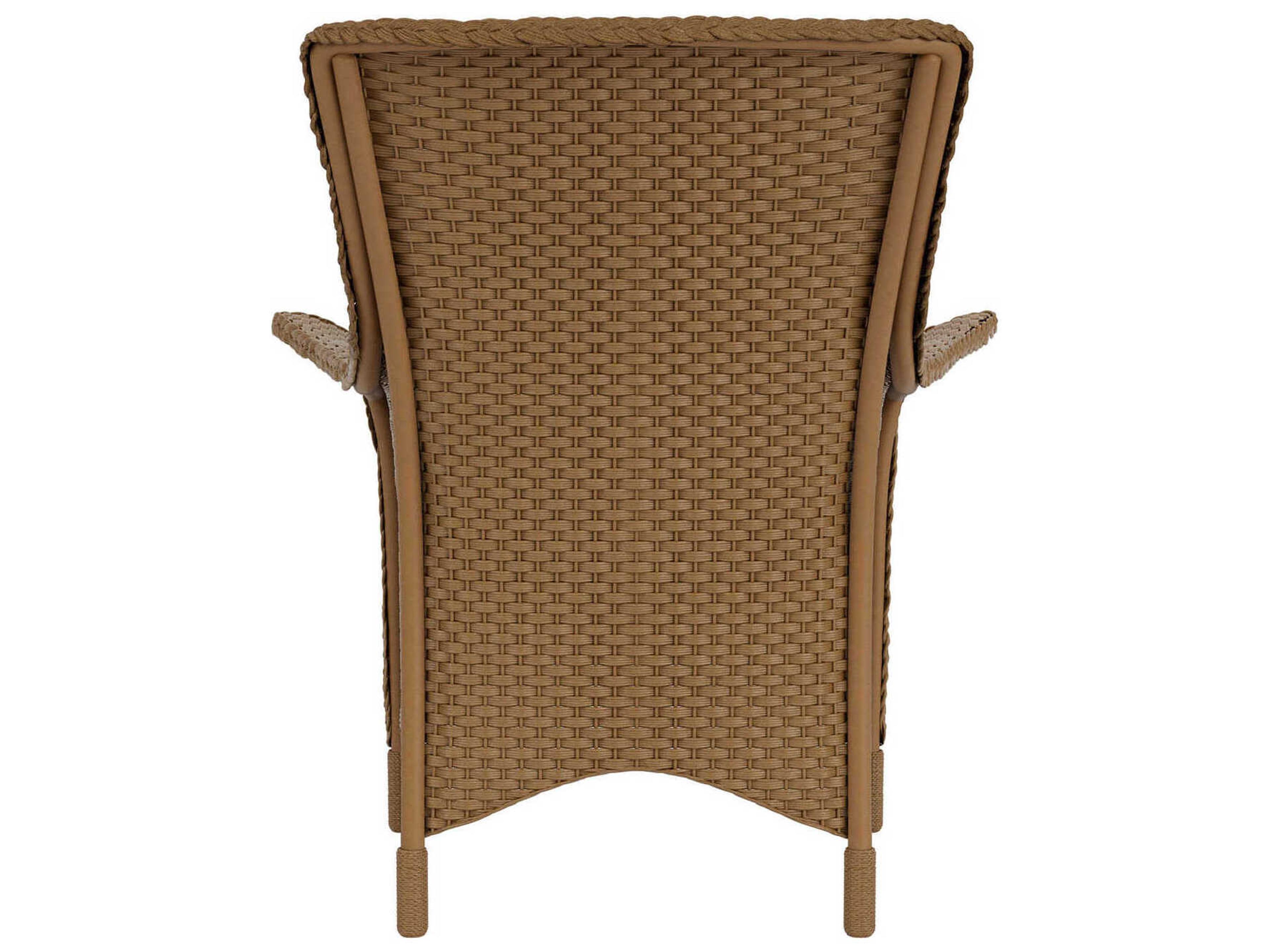 Lloyd Flanders Mandalay Wicker Outdoor Dining Arm Chair