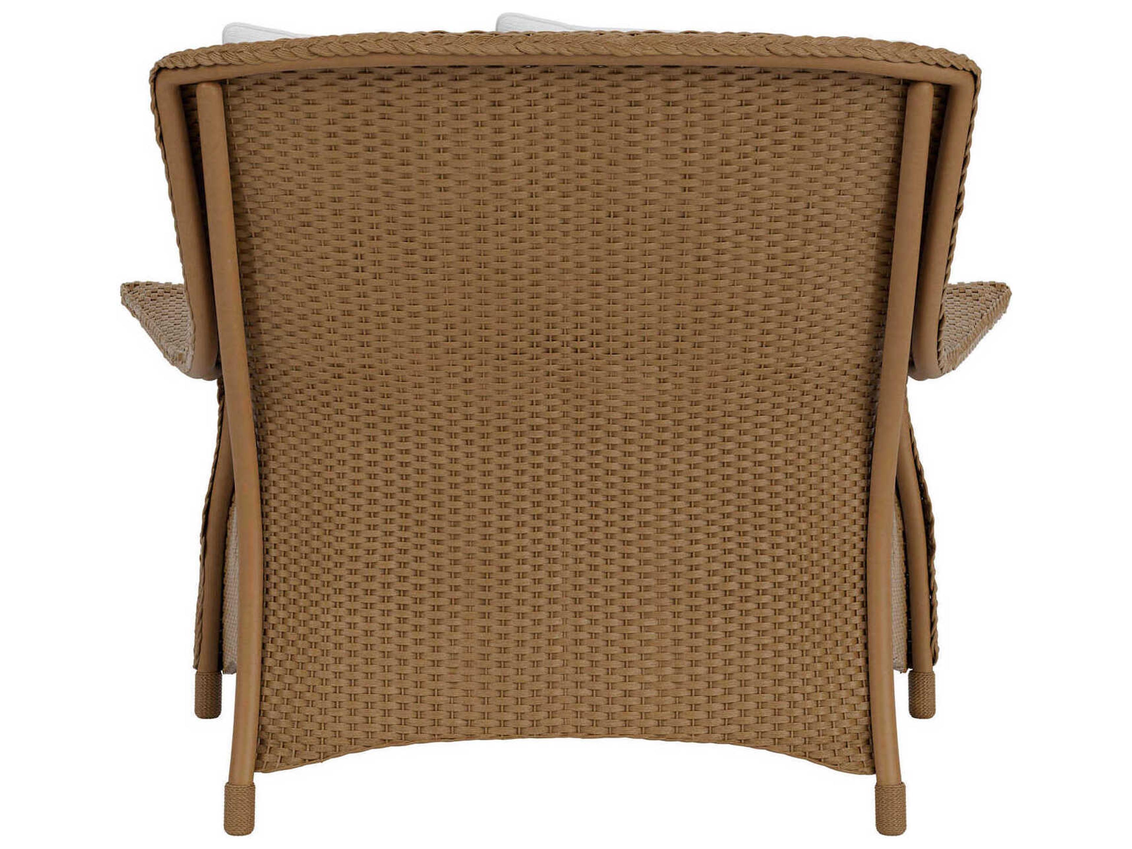 Lloyd Flanders Mandalay Wicker Patio Lounge Chair and Half
