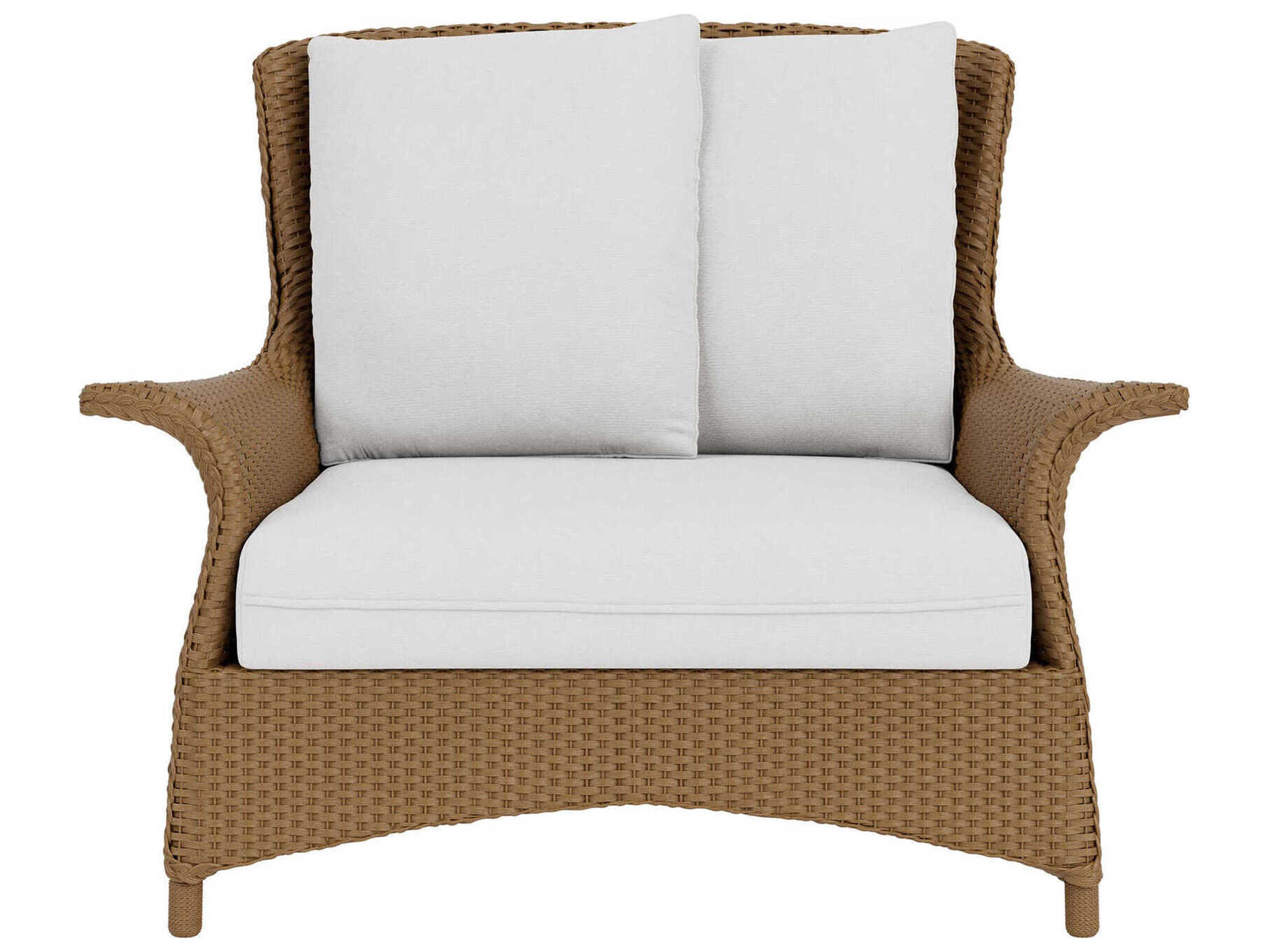 Lloyd Flanders Mandalay Wicker Patio Lounge Chair and Half