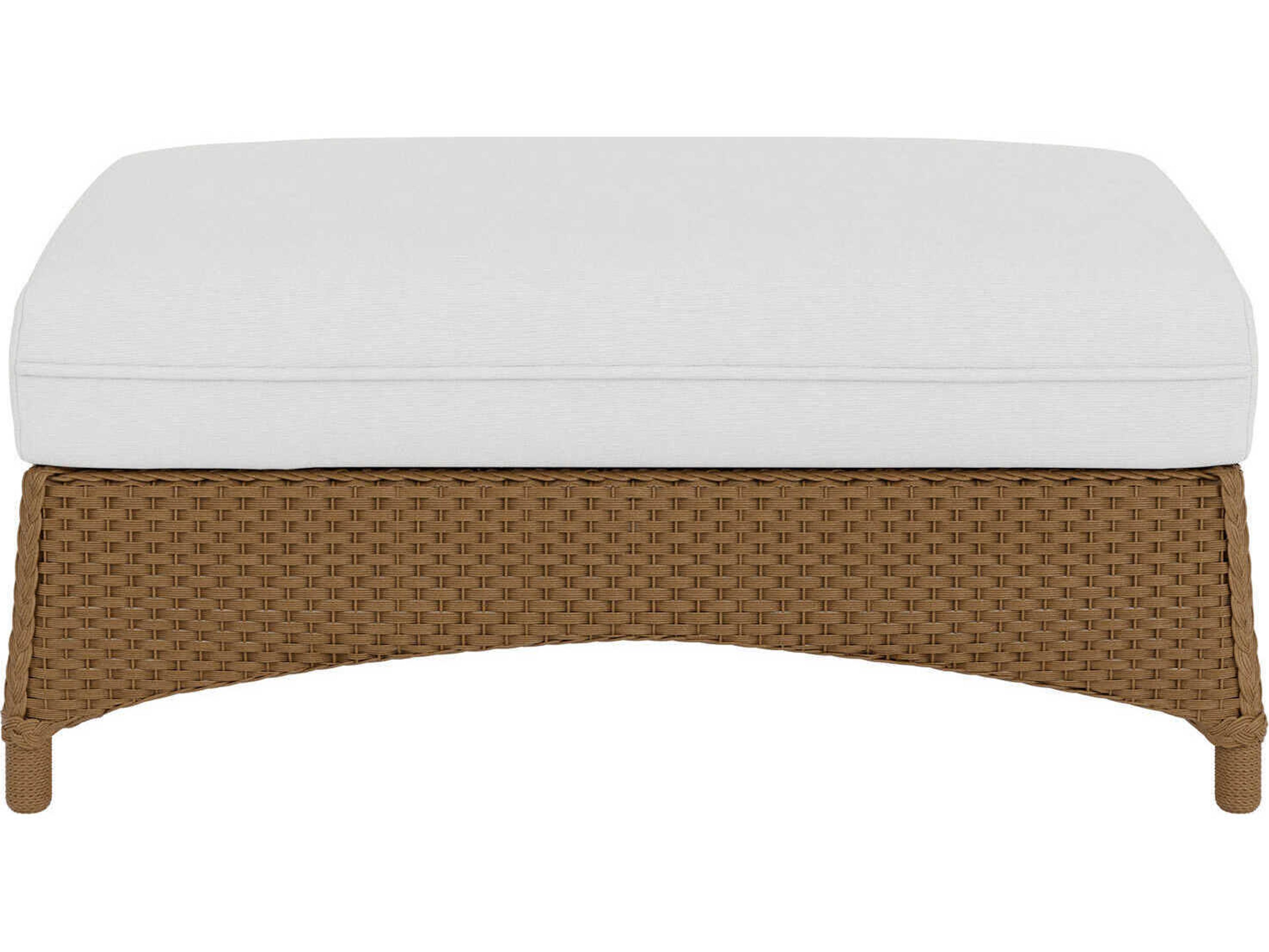 Lloyd Flanders Mandalay Wicker Large Patio Ottoman