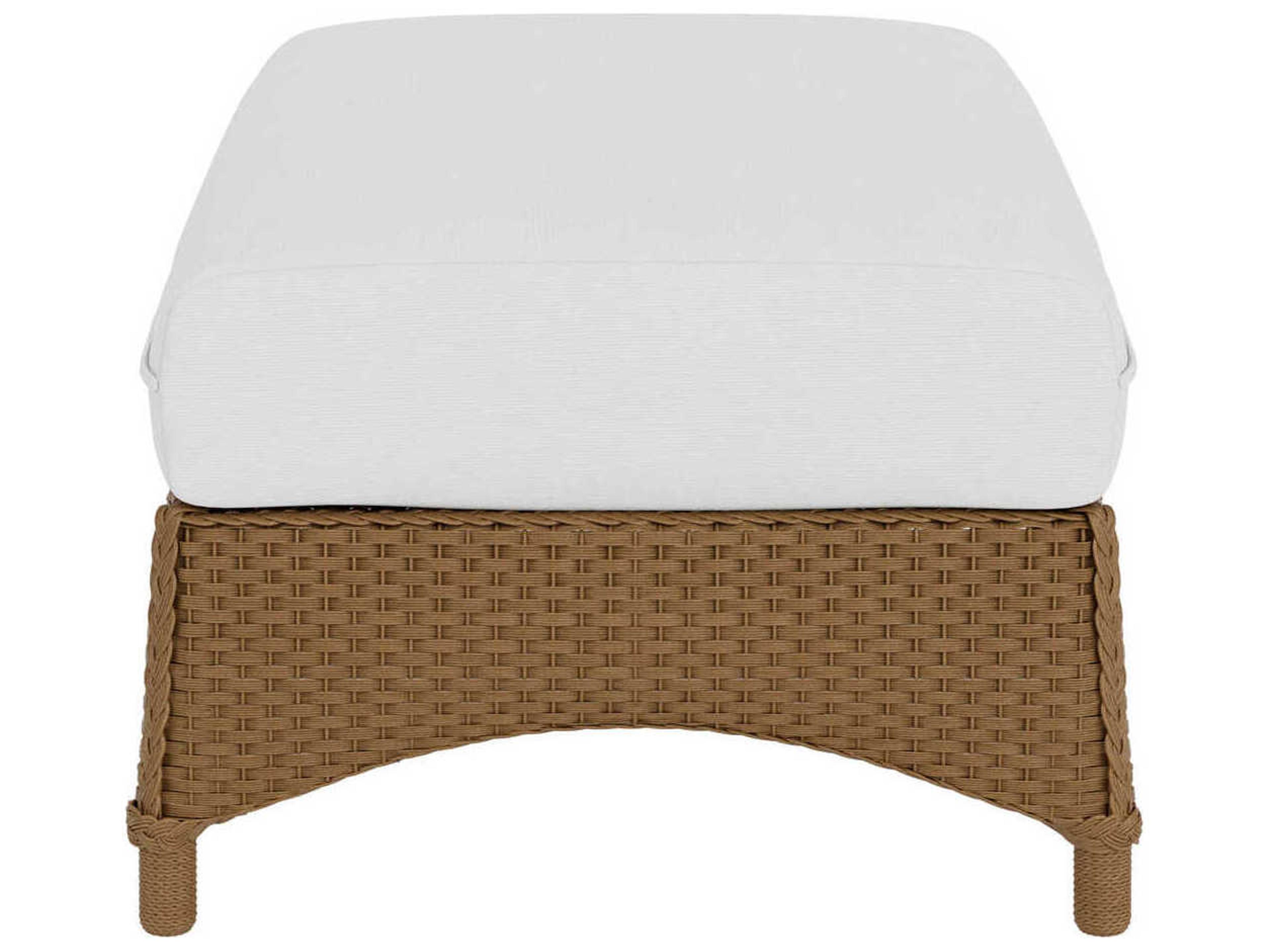 Lloyd Flanders Mandalay Wicker Large Patio Ottoman