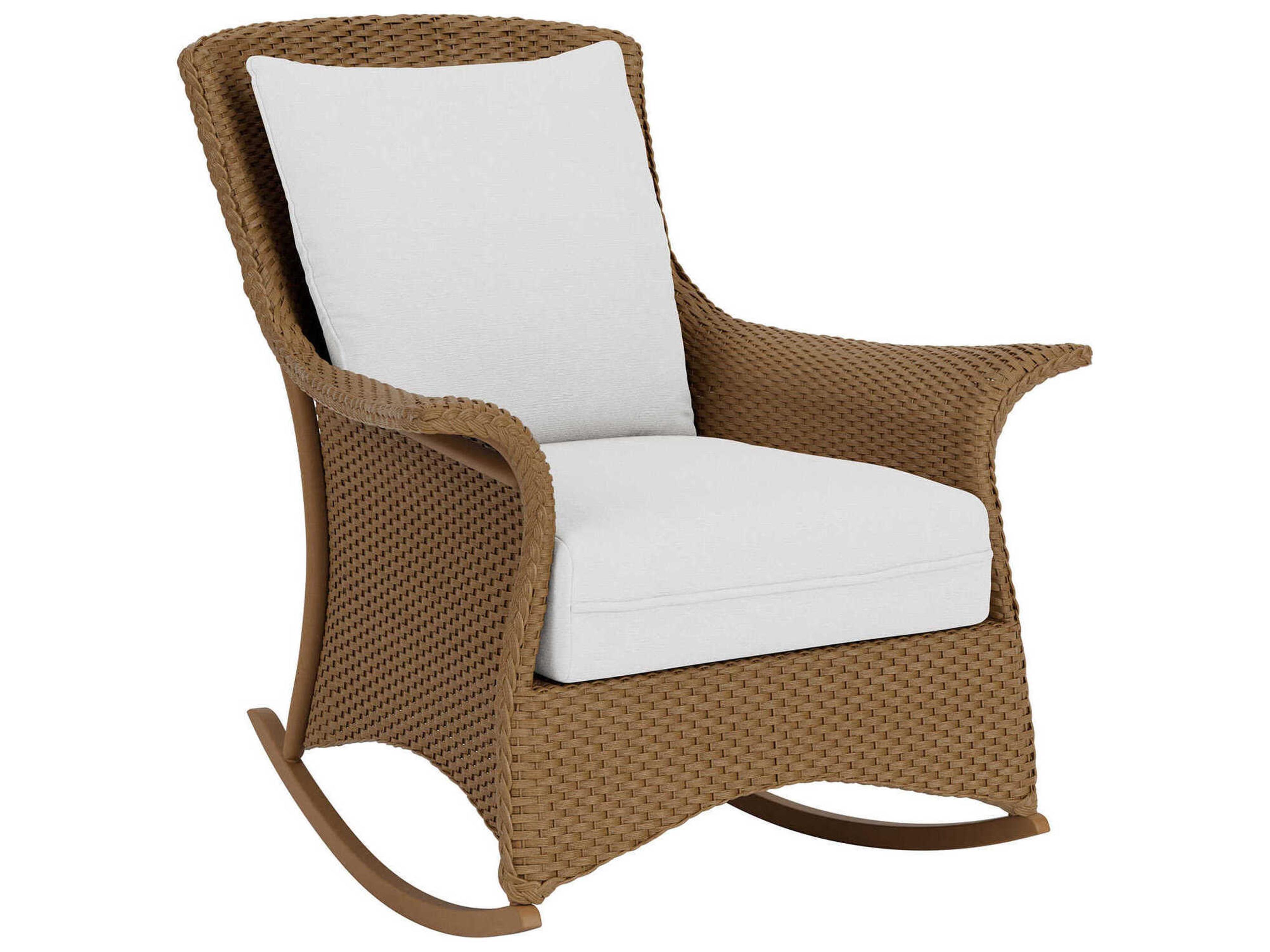 Lloyd Flanders Mandalay Wicker Rocking Outdoor Lounge Chair