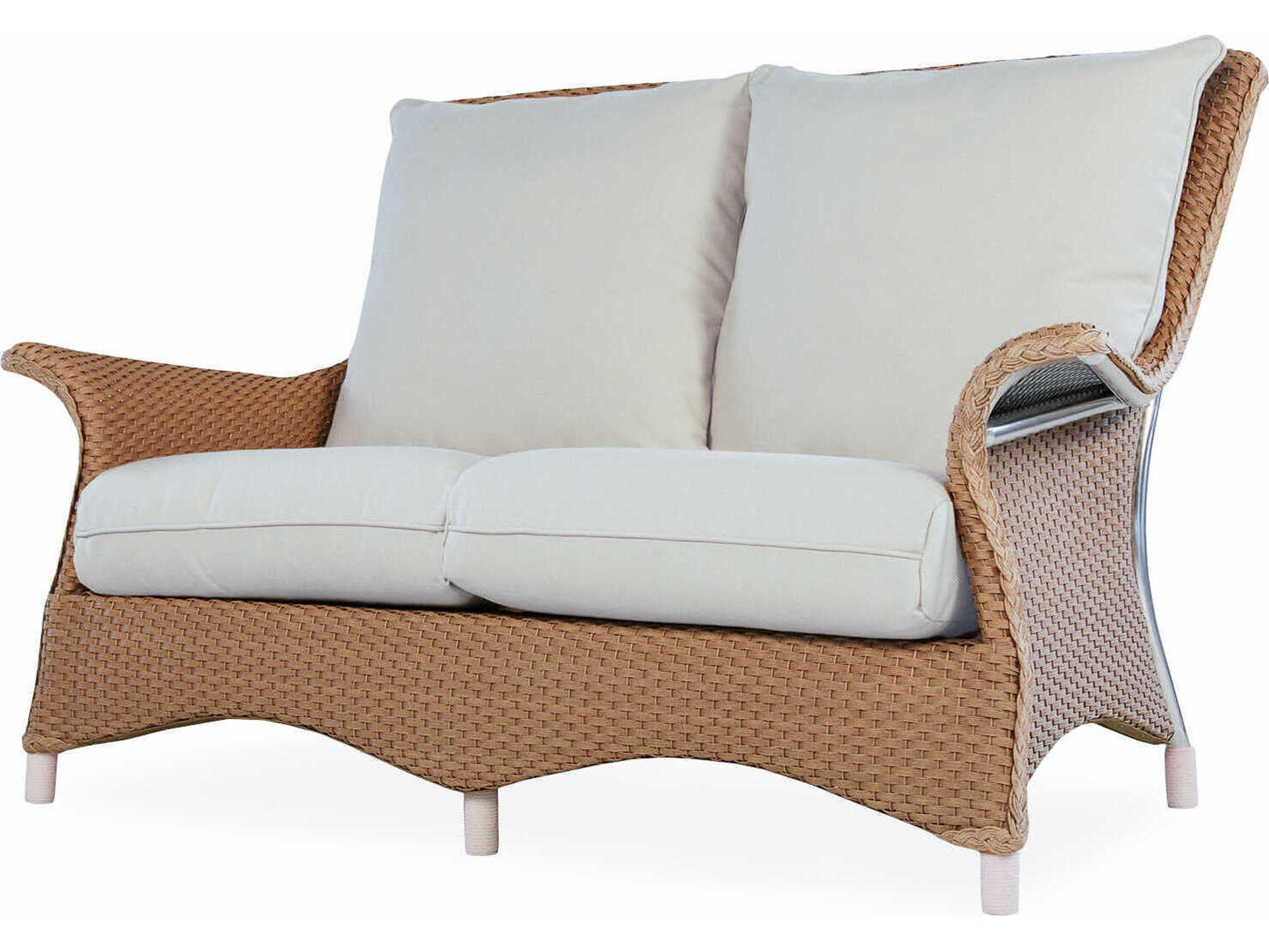 Lloyd Flanders Mandalay Wicker Patio Loveseat