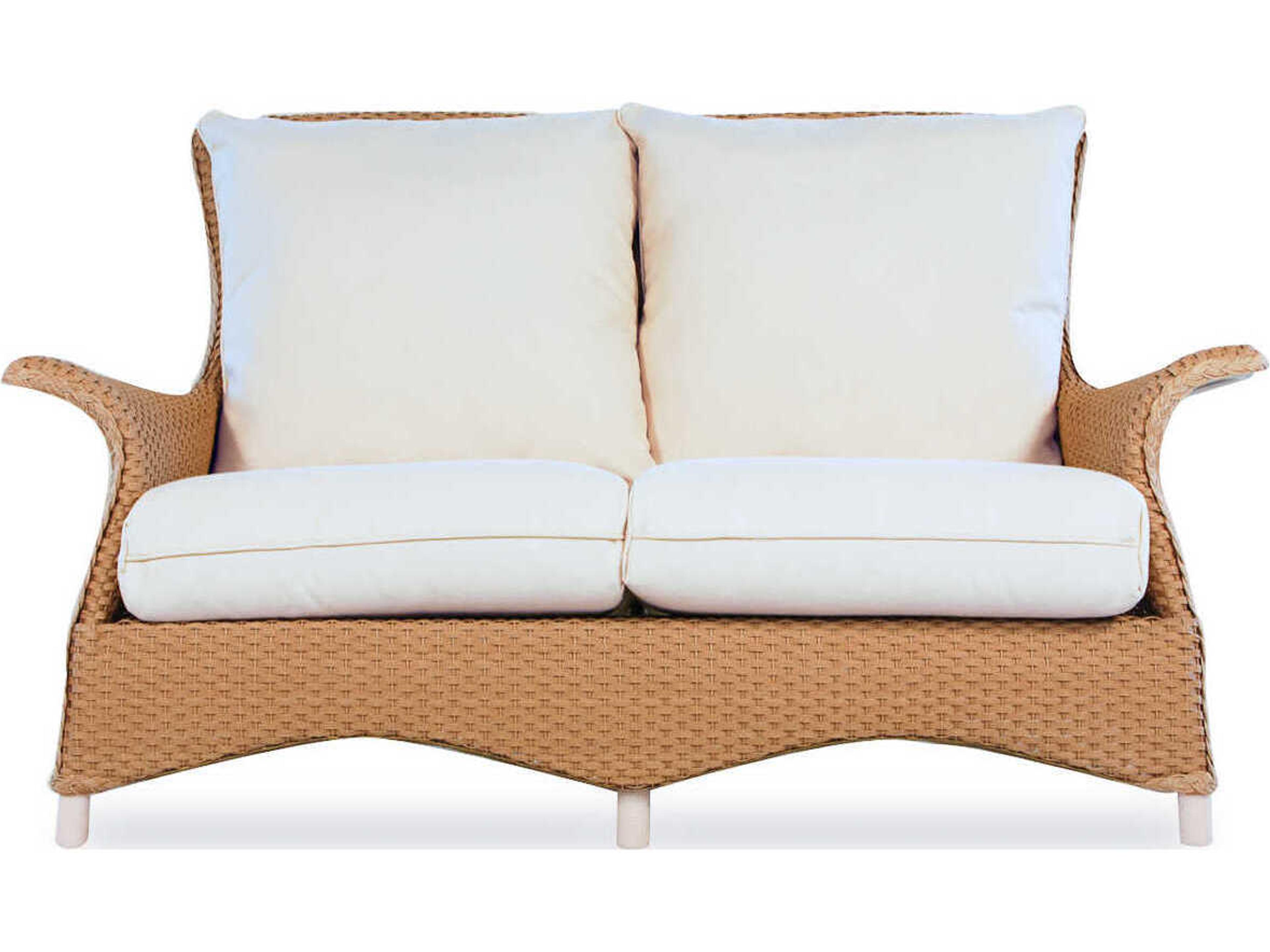 Lloyd Flanders Mandalay Wicker Patio Loveseat