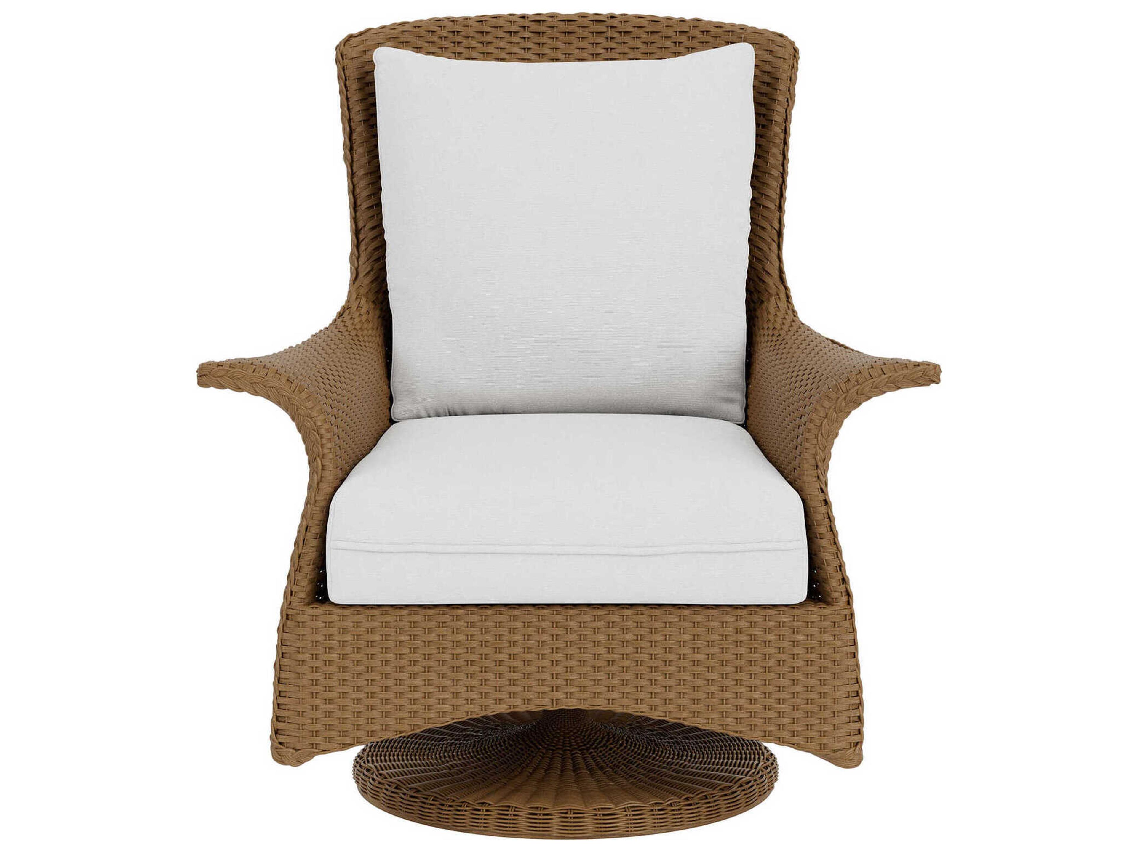 Lloyd Flanders Mandalay Wicker Swivel Rocker Patio Lounge Chair