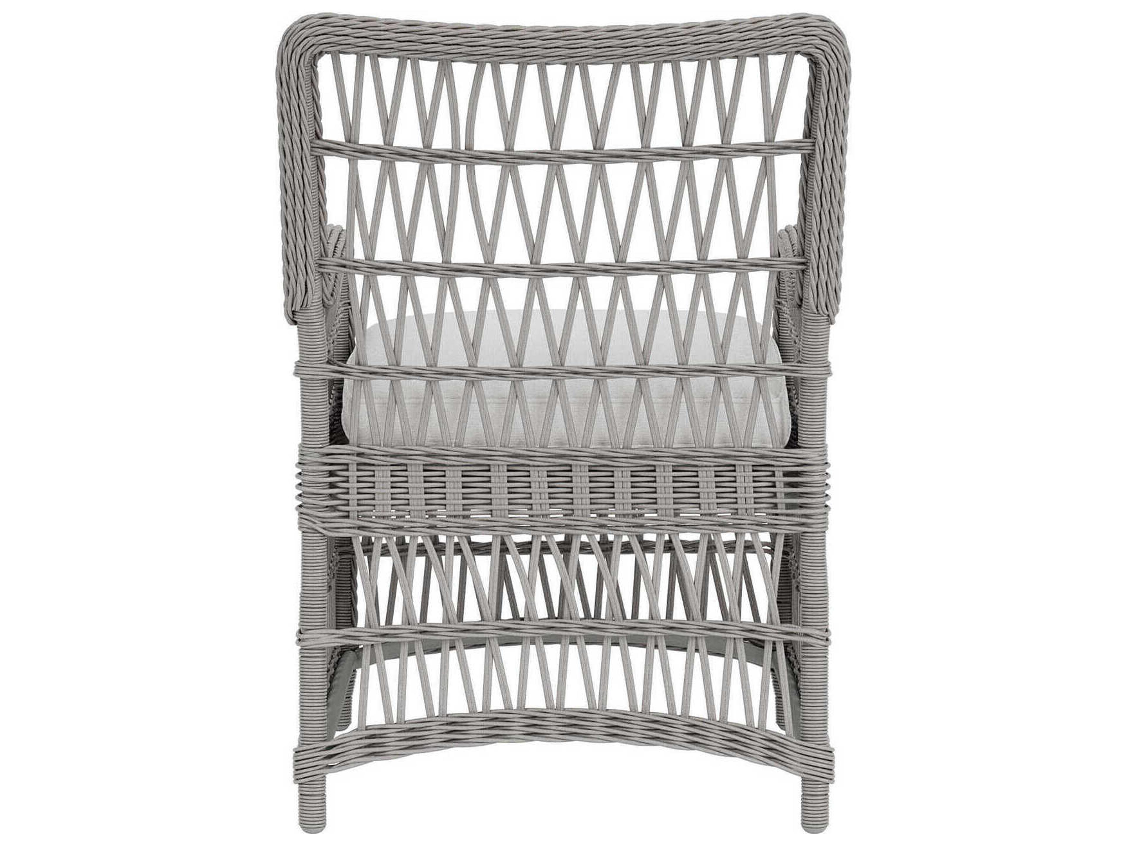 Lloyd Flanders Mackinac Wicker Patio Dining Arm Chair