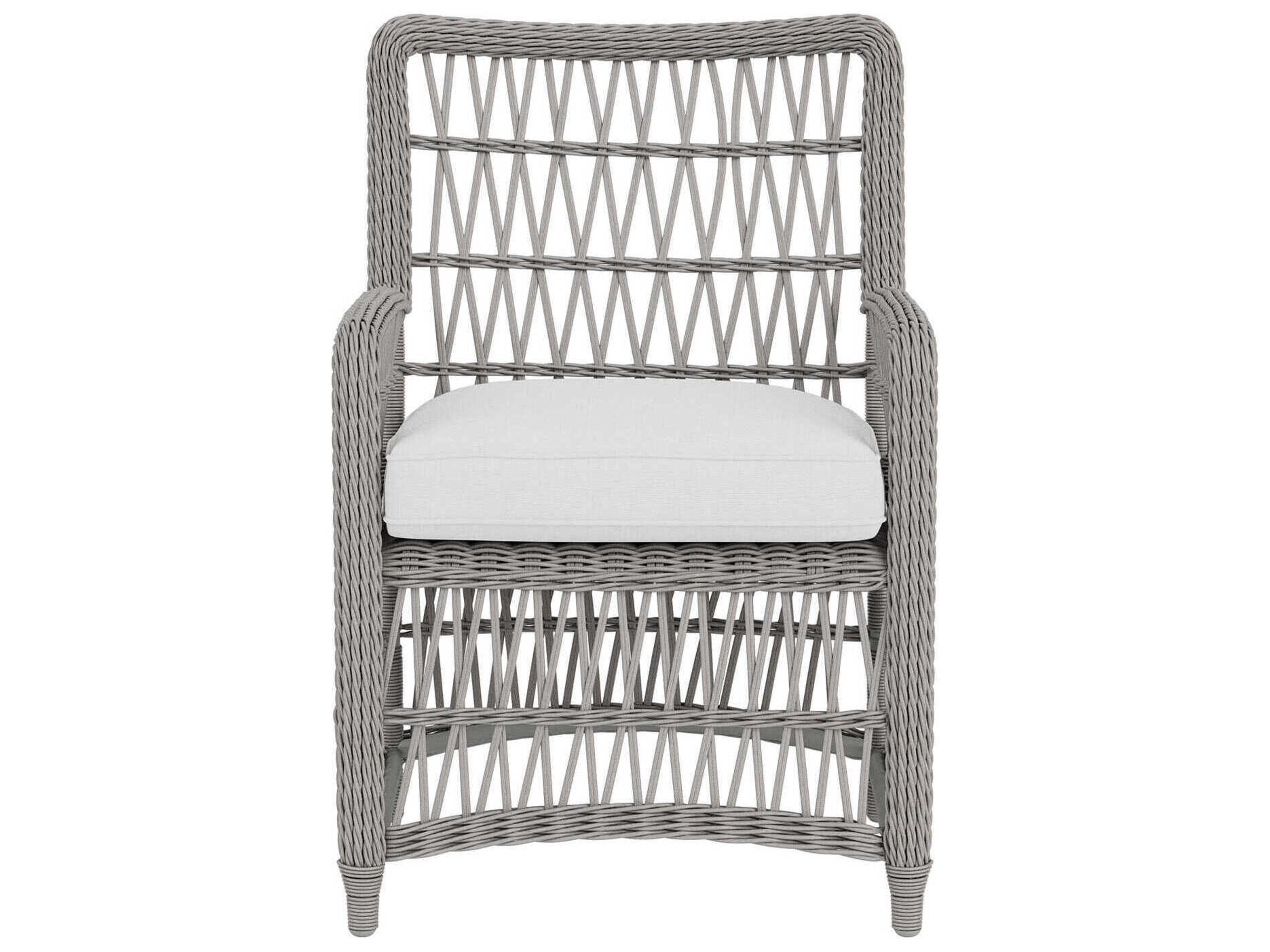 Lloyd Flanders Mackinac Wicker Patio Dining Arm Chair