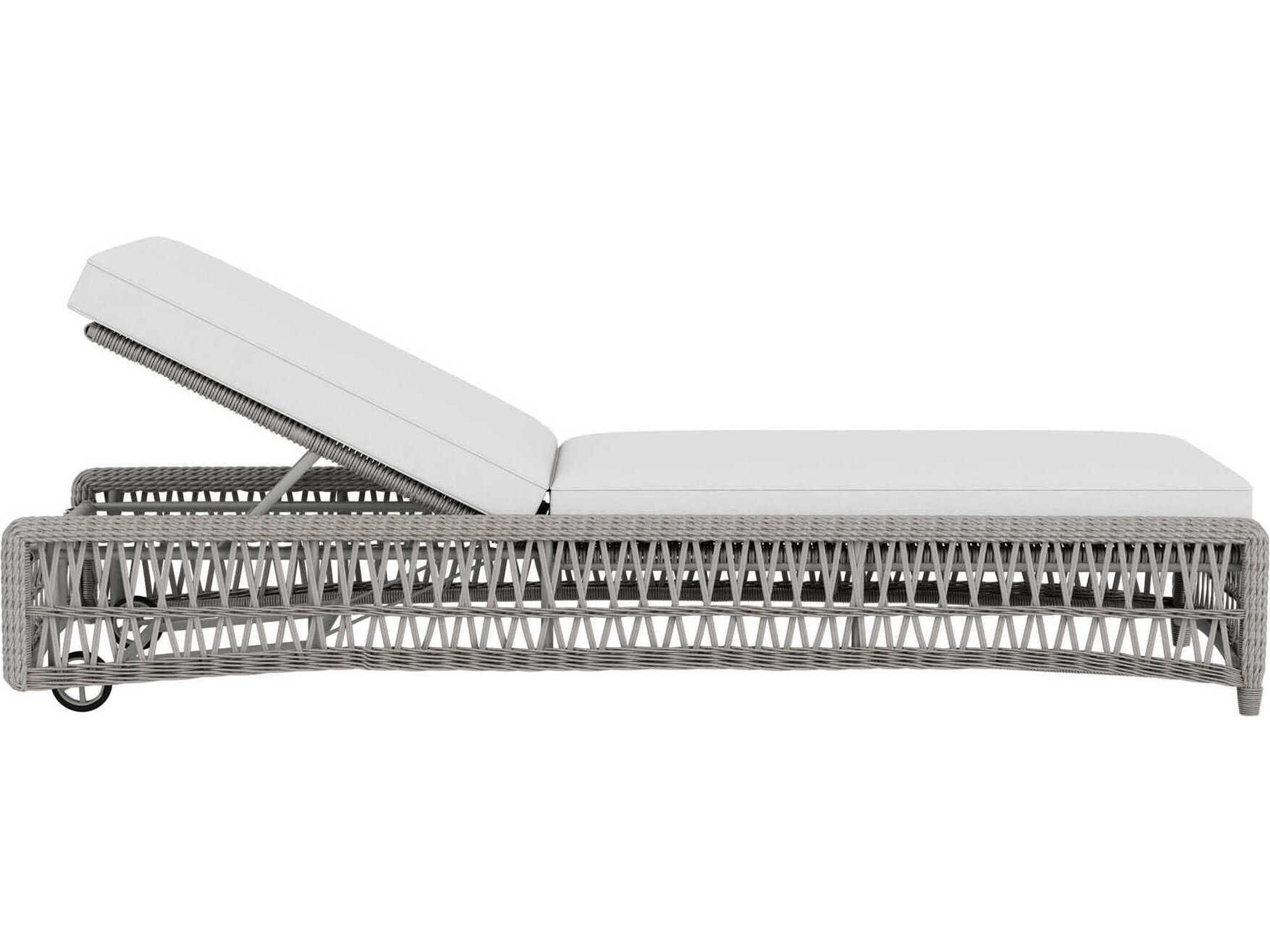 Lloyd Flanders Mackinac Wicker Outdoor Chaise Lounge