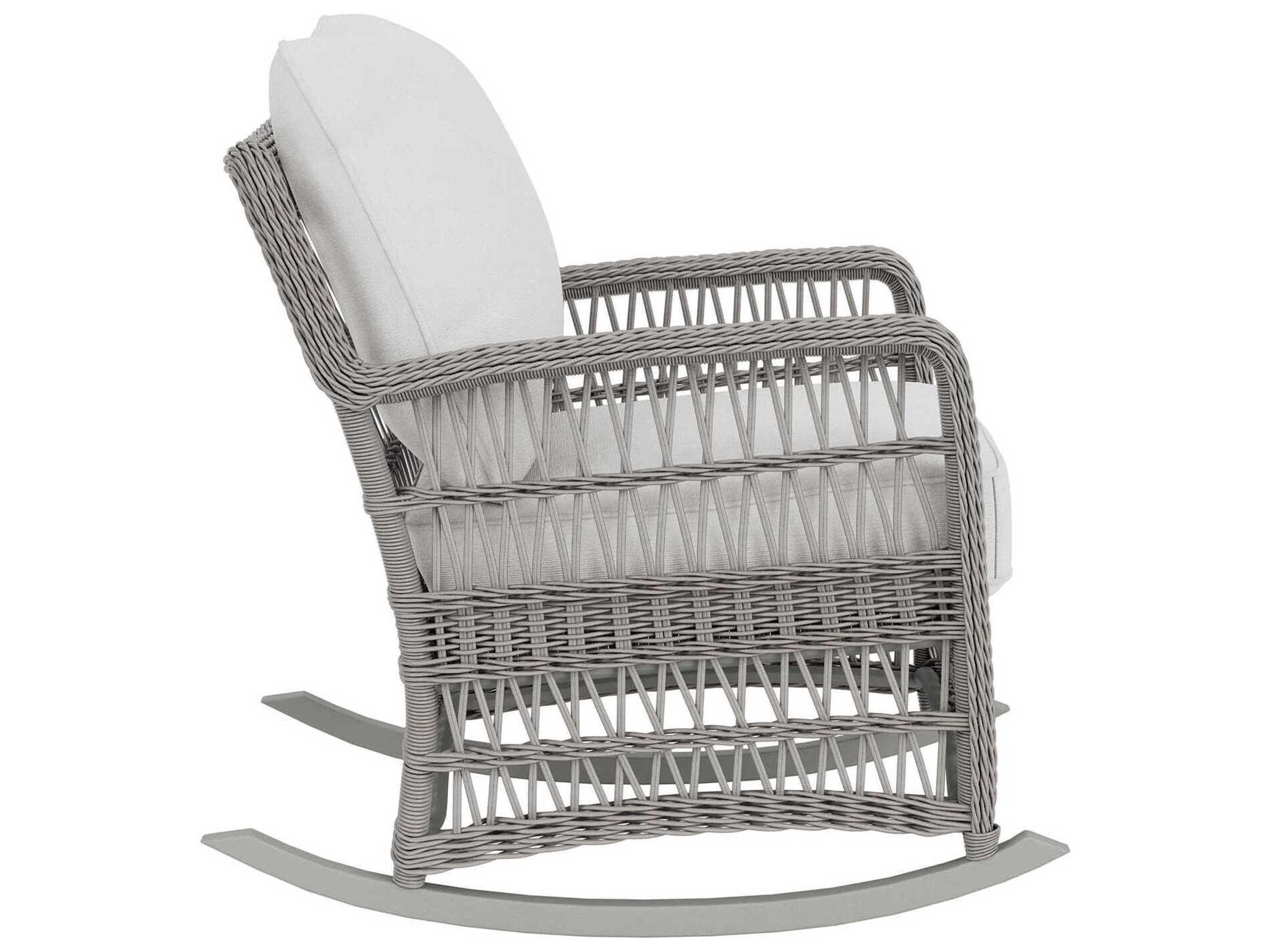 Lloyd Flanders Mackinac Wicker Lounge Patio Rocker