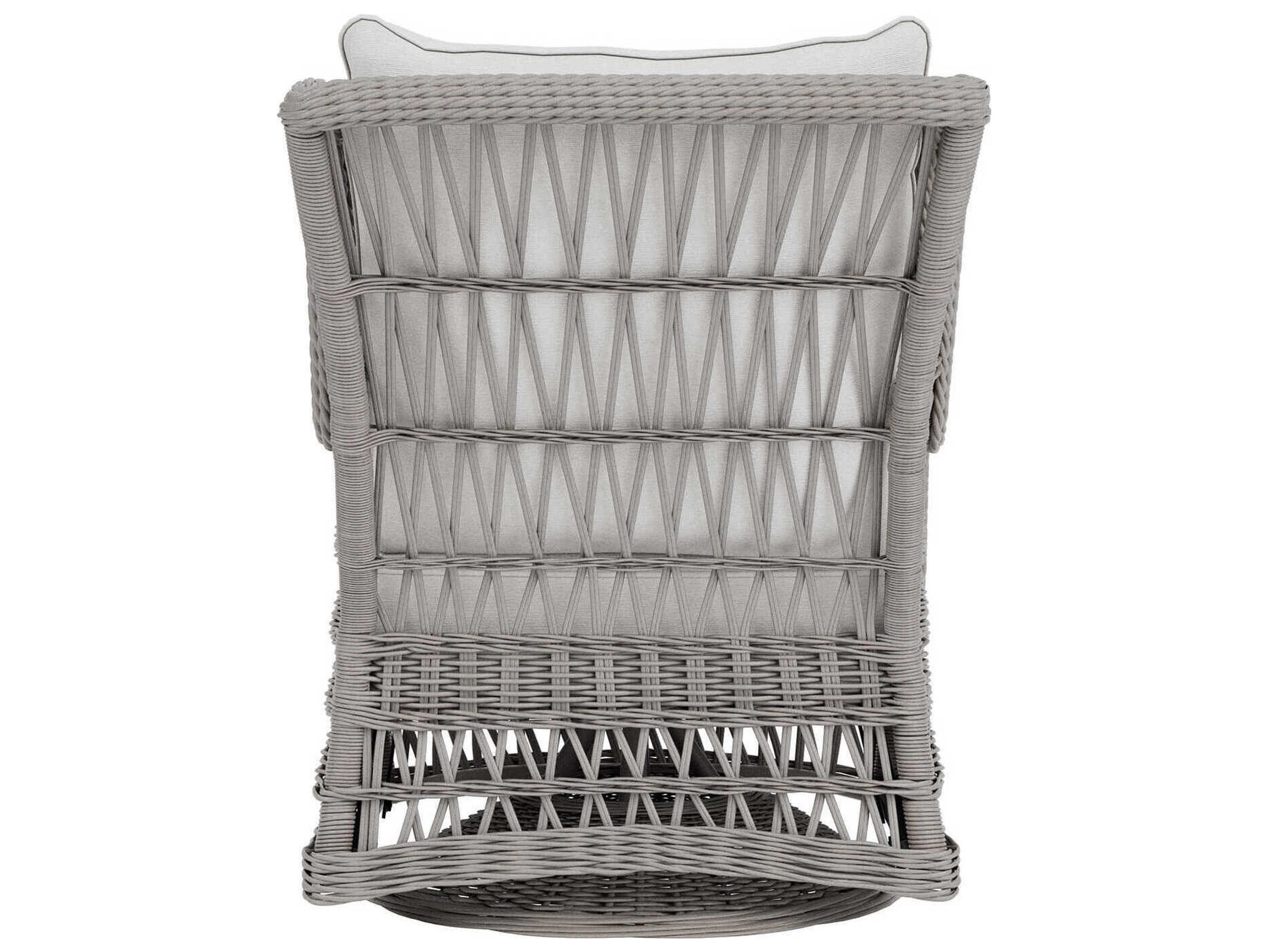 Lloyd Flanders Mackinac Wicker High Back Swivel Glider Patio Lounge Chair