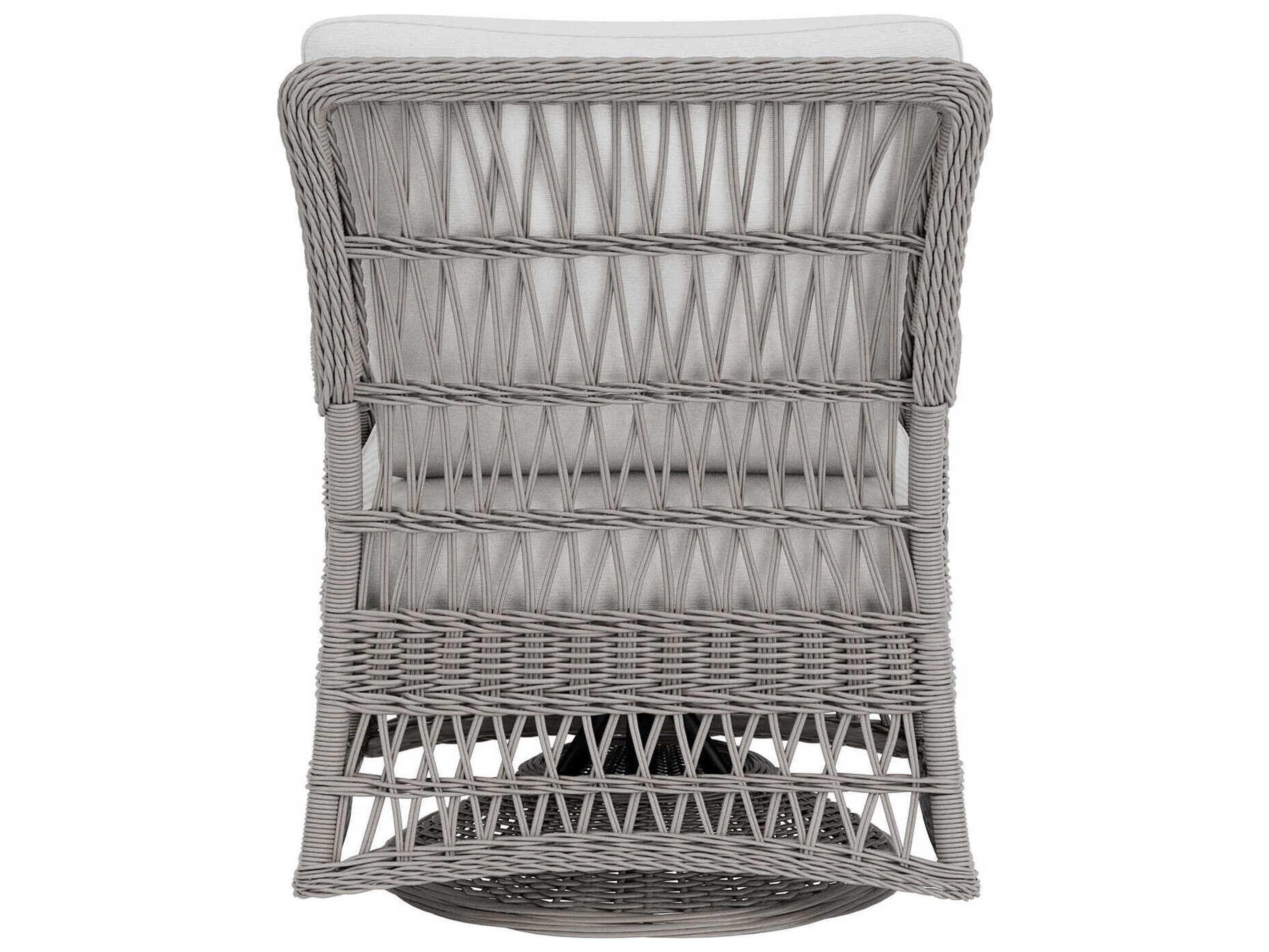 Lloyd Flanders Mackinac Wicker Swivel Glider Outdoor Lounge Chair