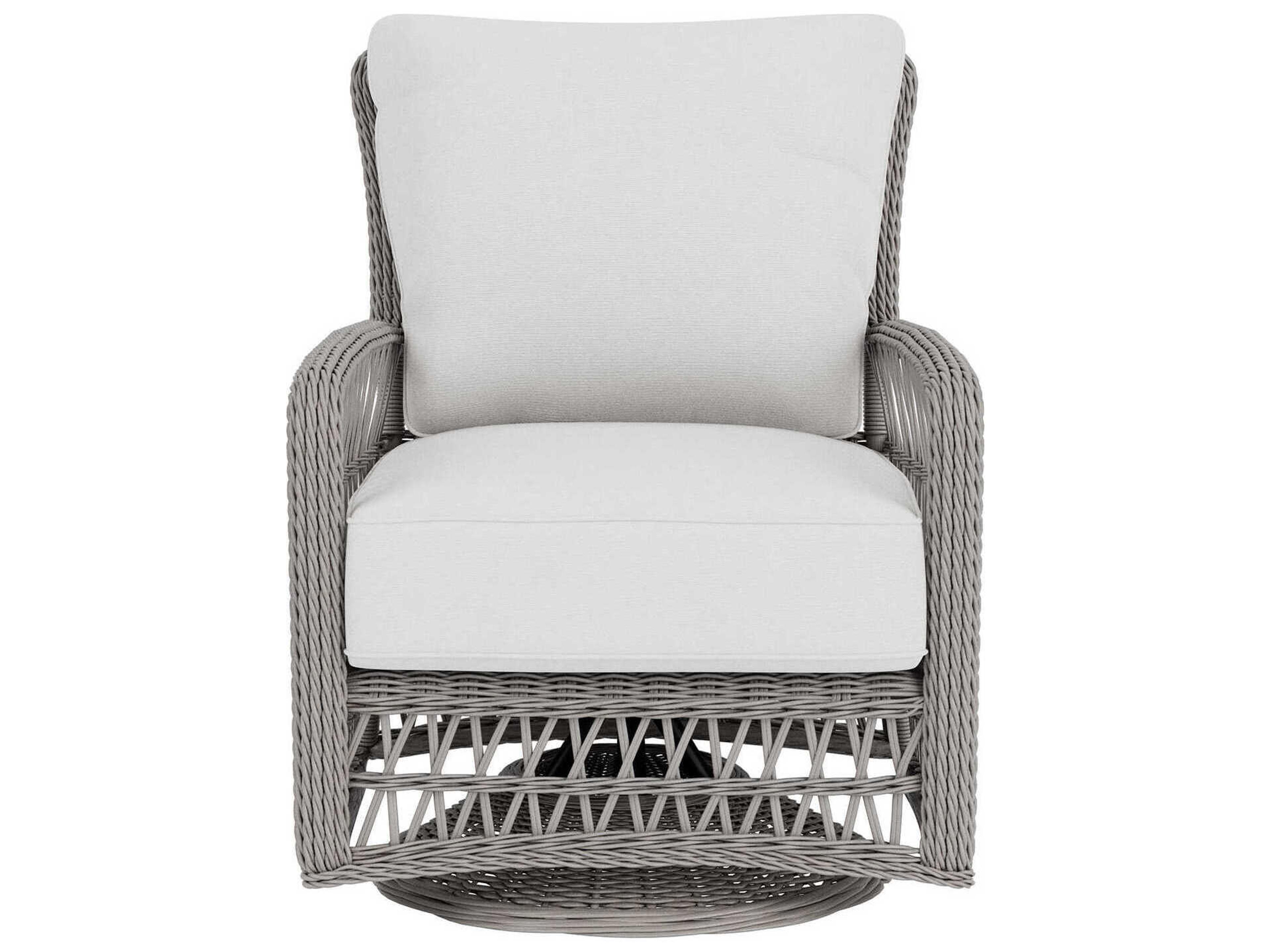 Lloyd Flanders Mackinac Wicker Swivel Glider Outdoor Lounge Chair