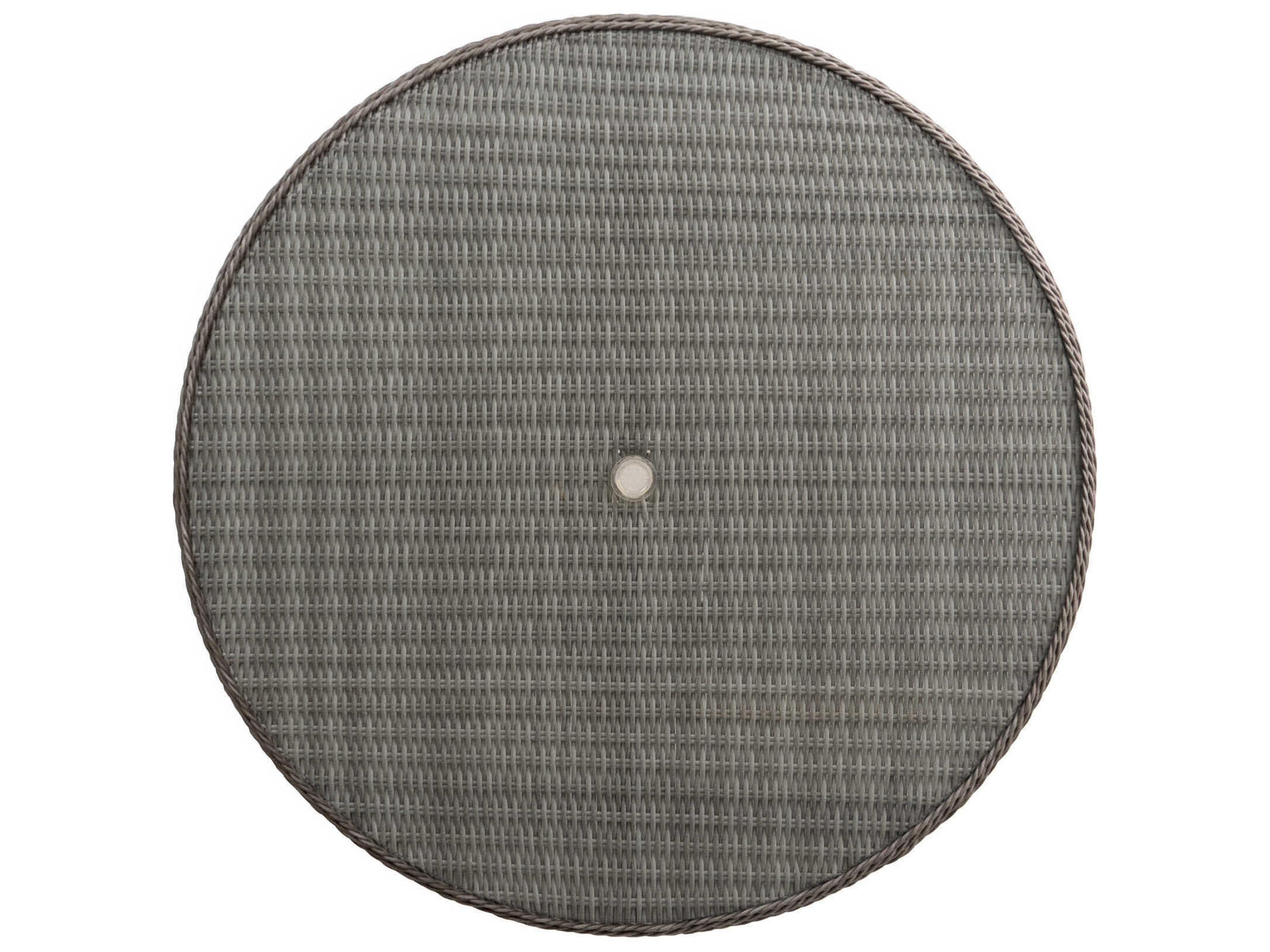 Lloyd Flanders Mackinac Wicker Round Outdoor Patio Dining Table