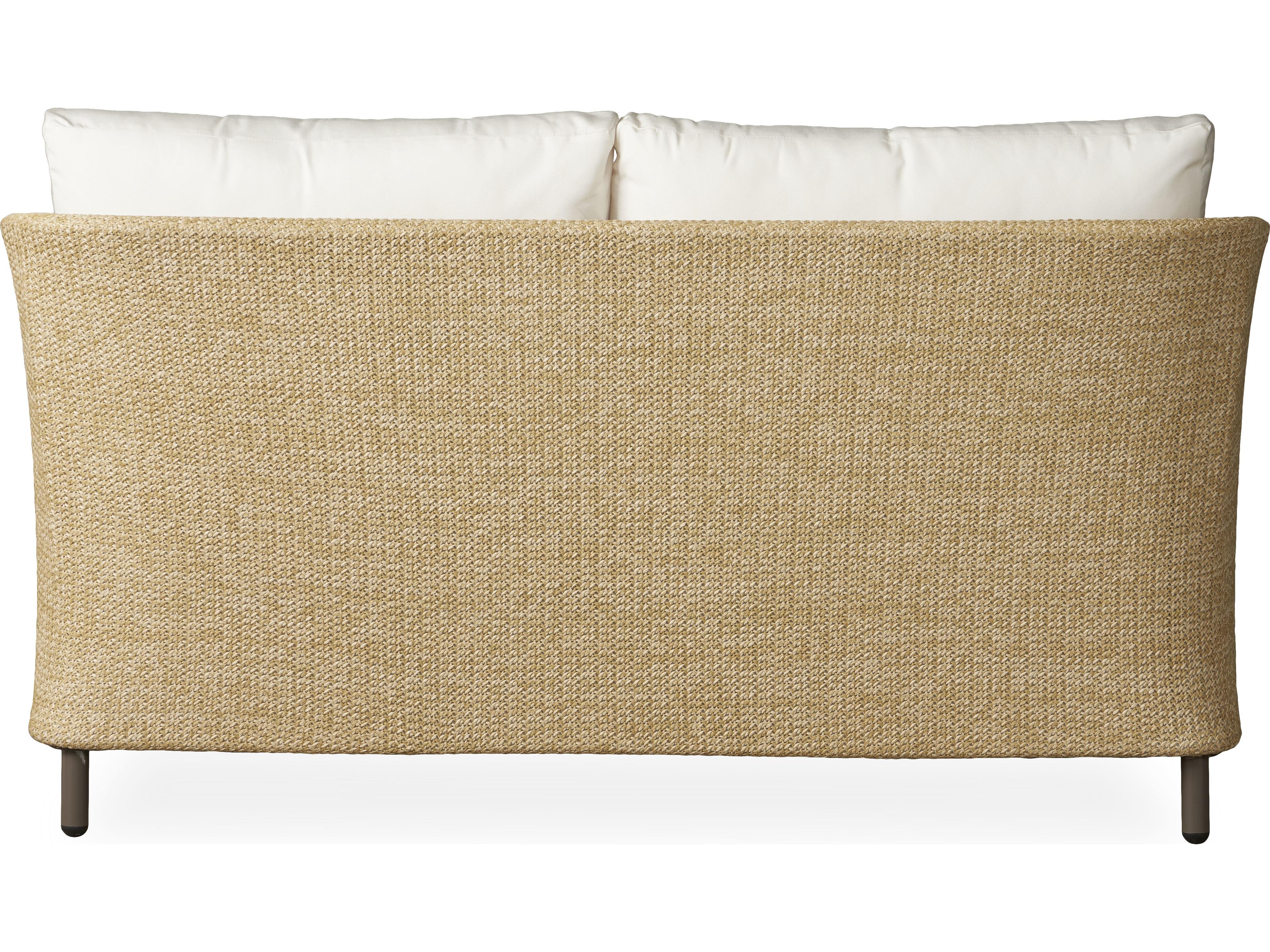 Lloyd Flanders Verona Wheat Textilene Wicker Outdoor Loveseat