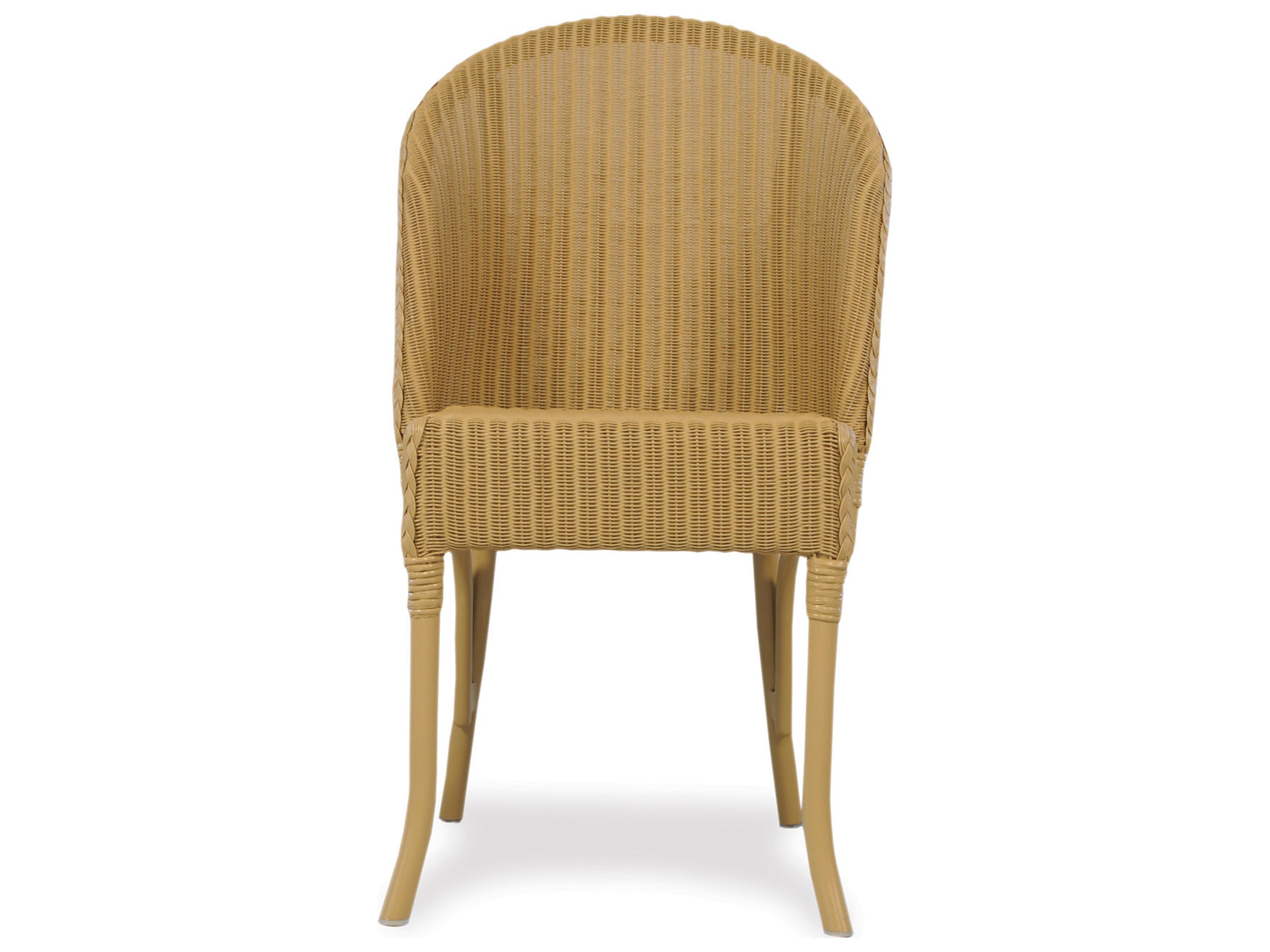 Lloyd Flanders Dining & Accessories Wicker Round Back Outdoor Patio Dining Side Chair