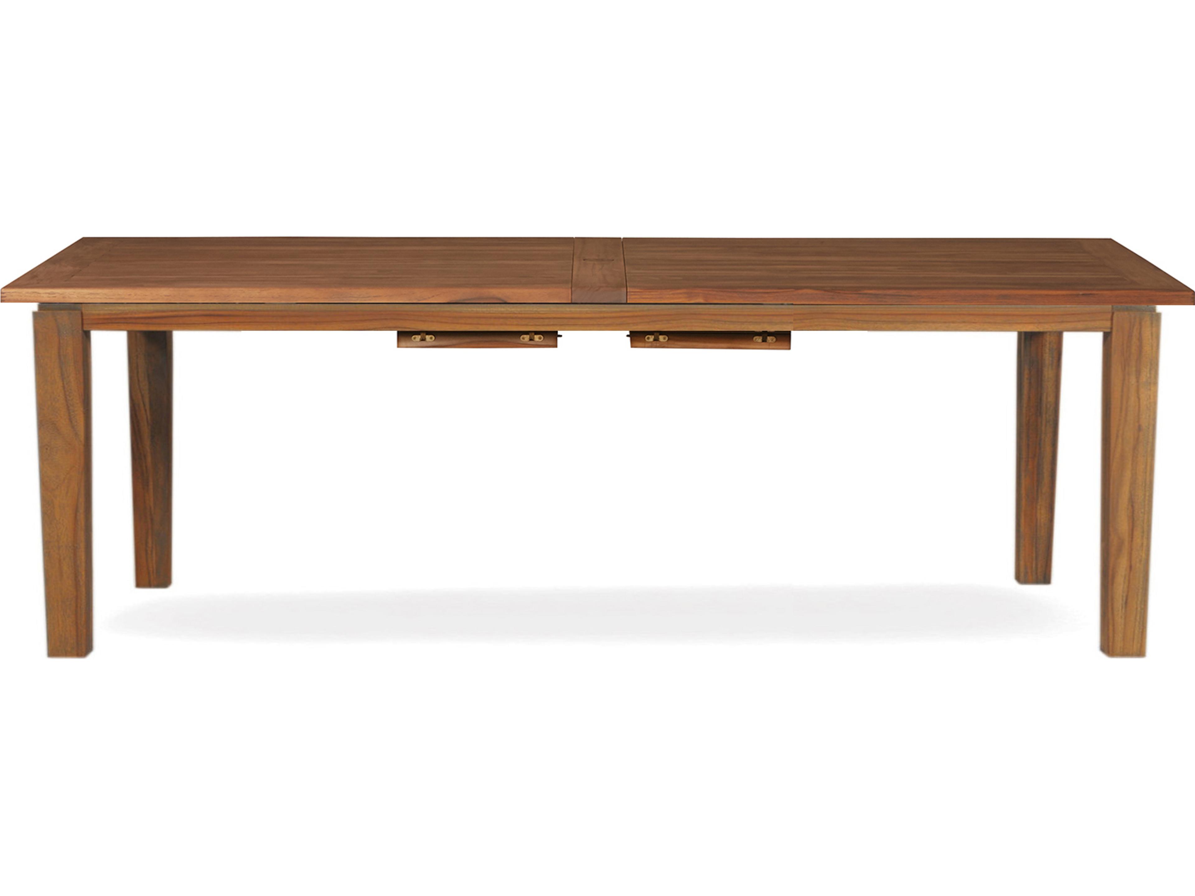 Teak Universal Teak Rectangular Dining Table Extendable Outdoor