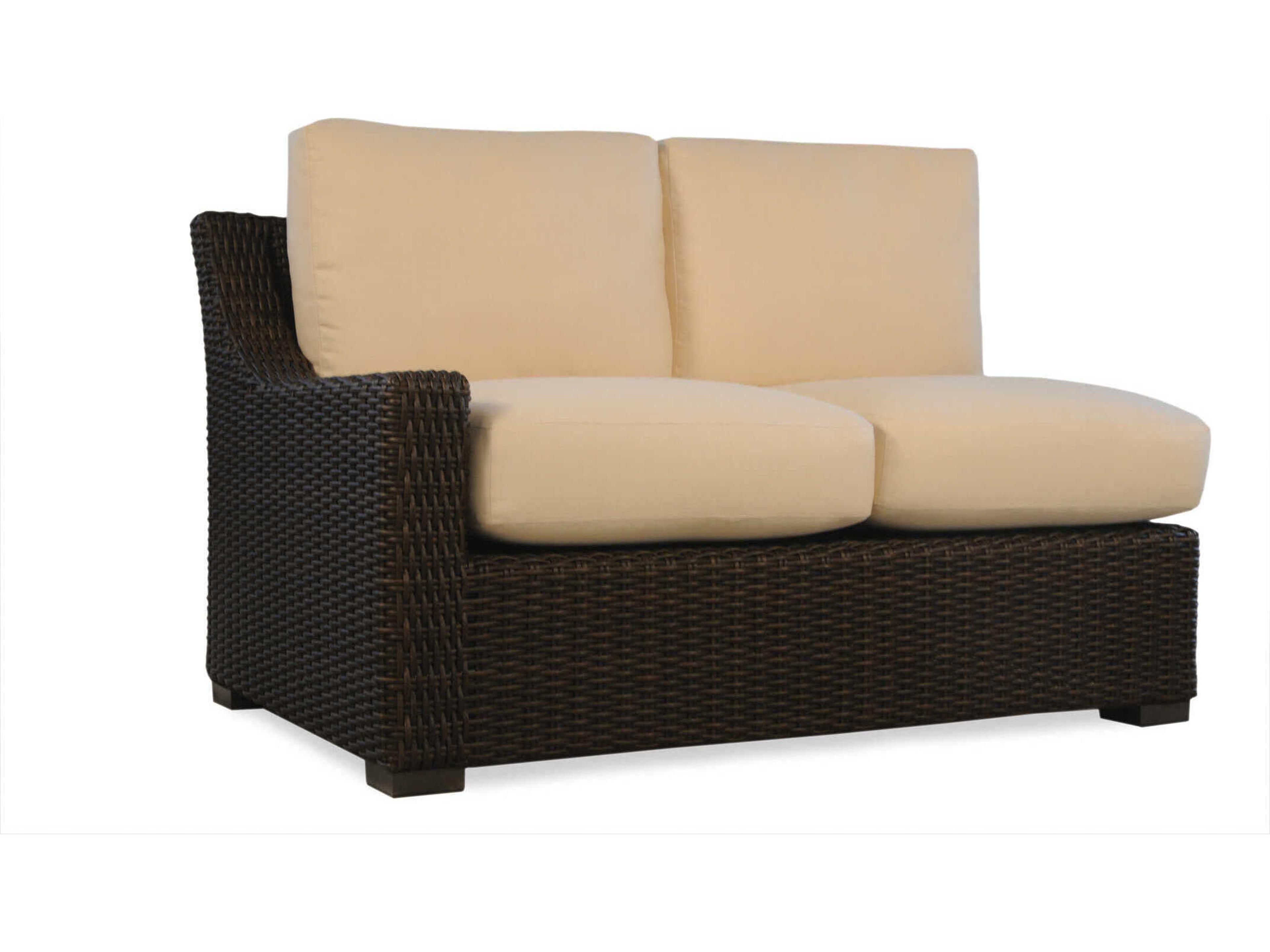 Lloyd Flanders Mesa Wicker Right Arm Patio Loveseat