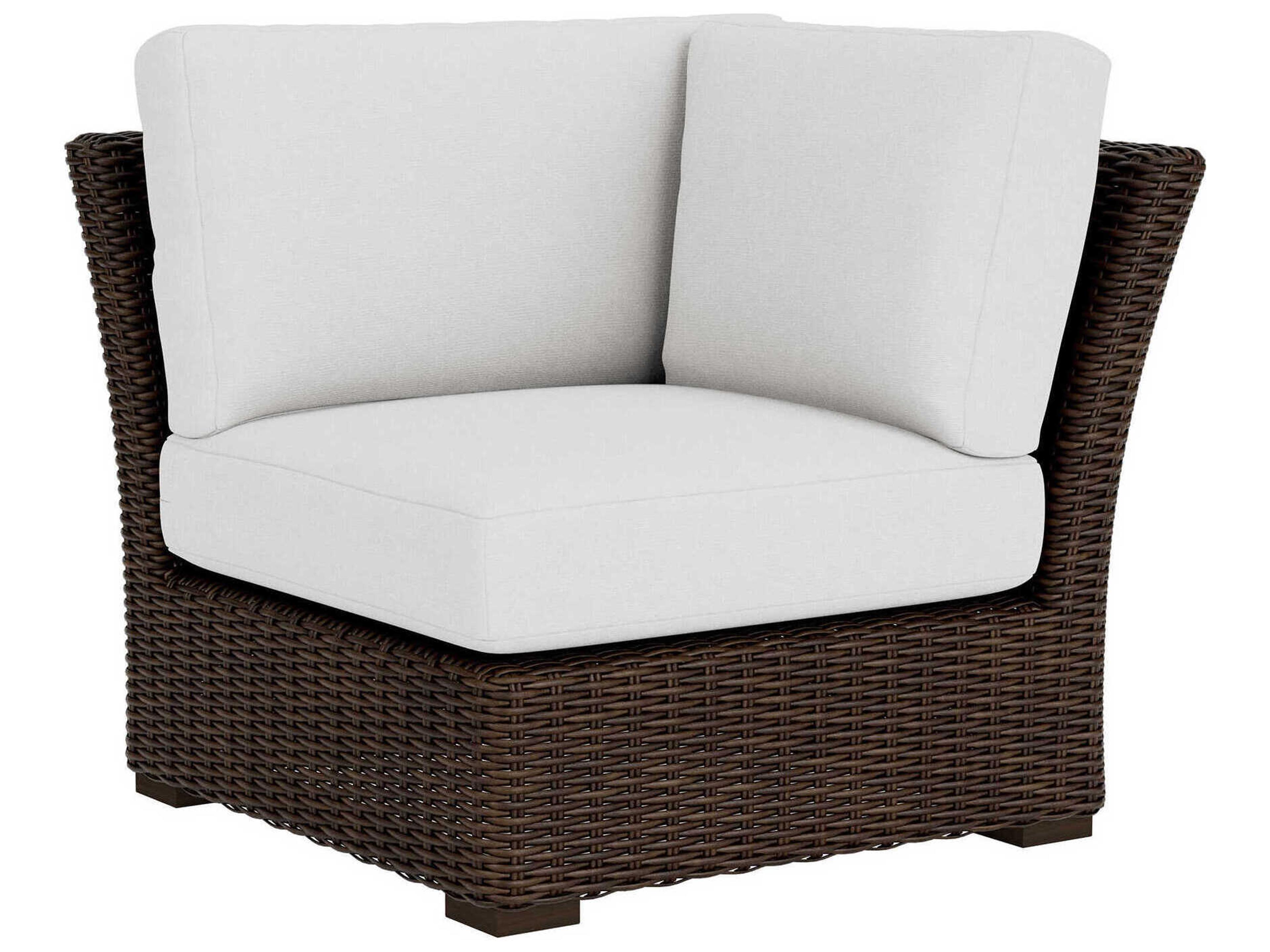 Mesa Wicker Corner Sectional Chair Modern Outdoor