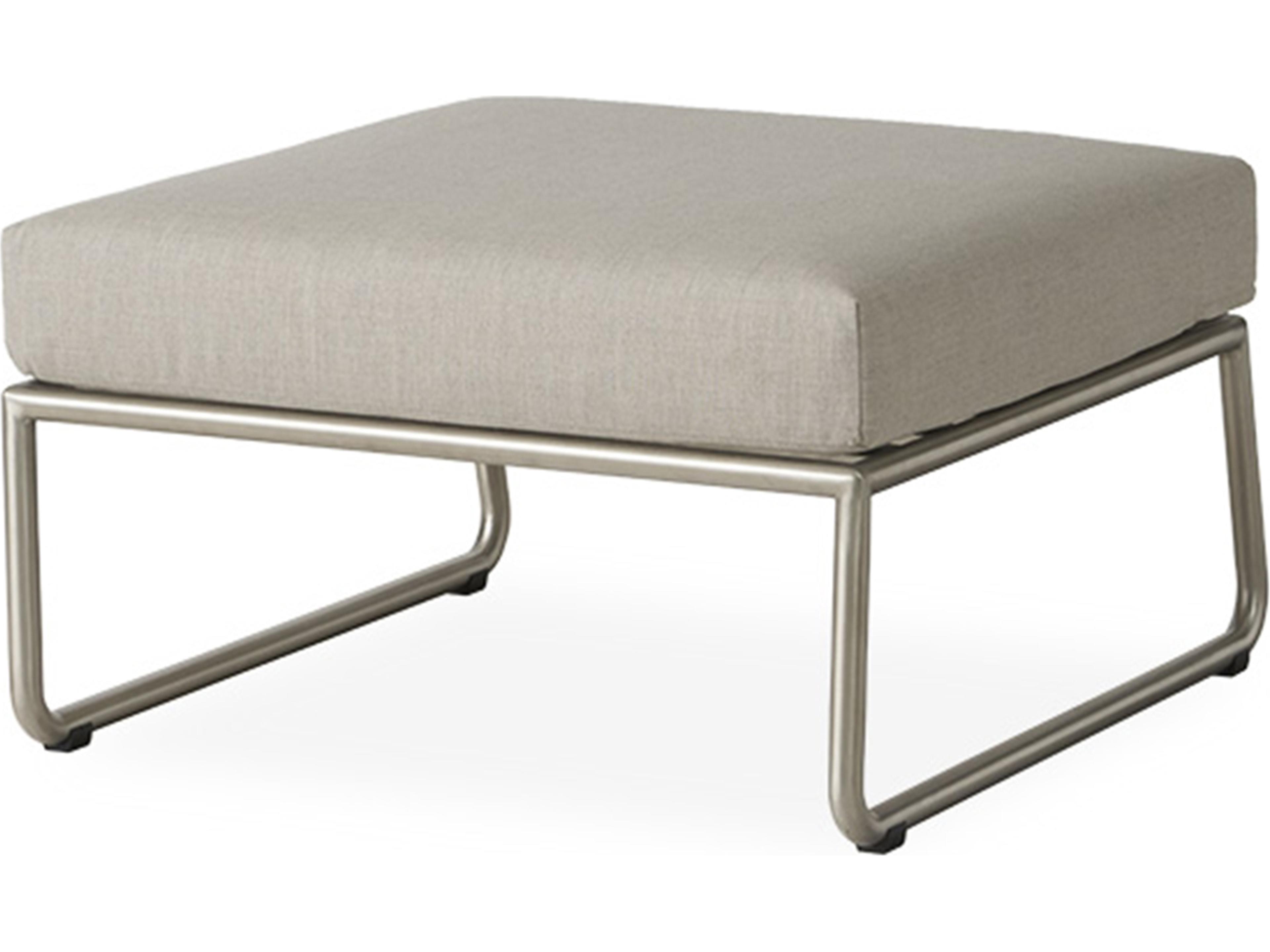 Elevation Stainless Steel Outdoor Ottoman