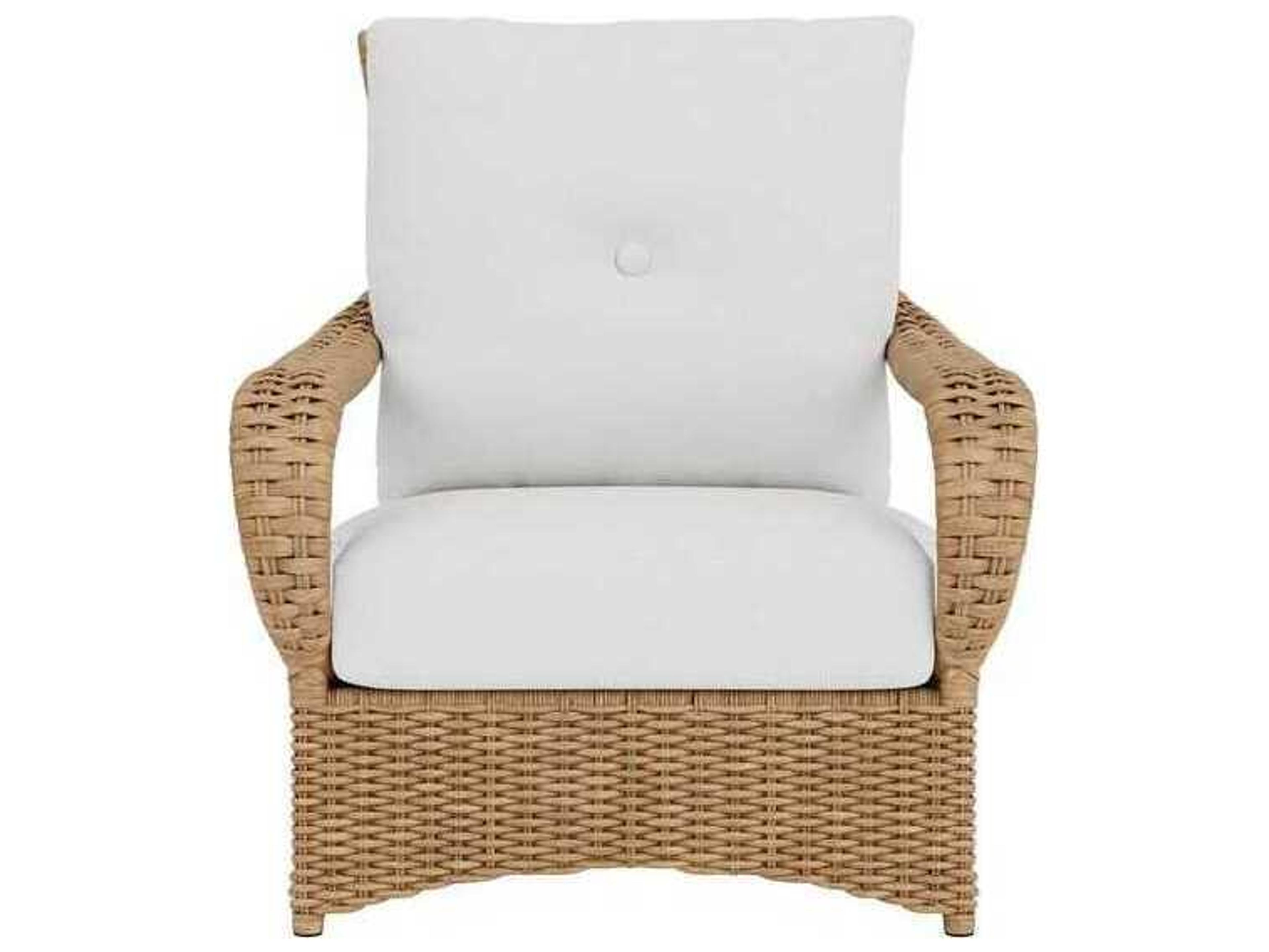 Lloyd Flanders Magnolia Wicker Patio Lounge Chair
