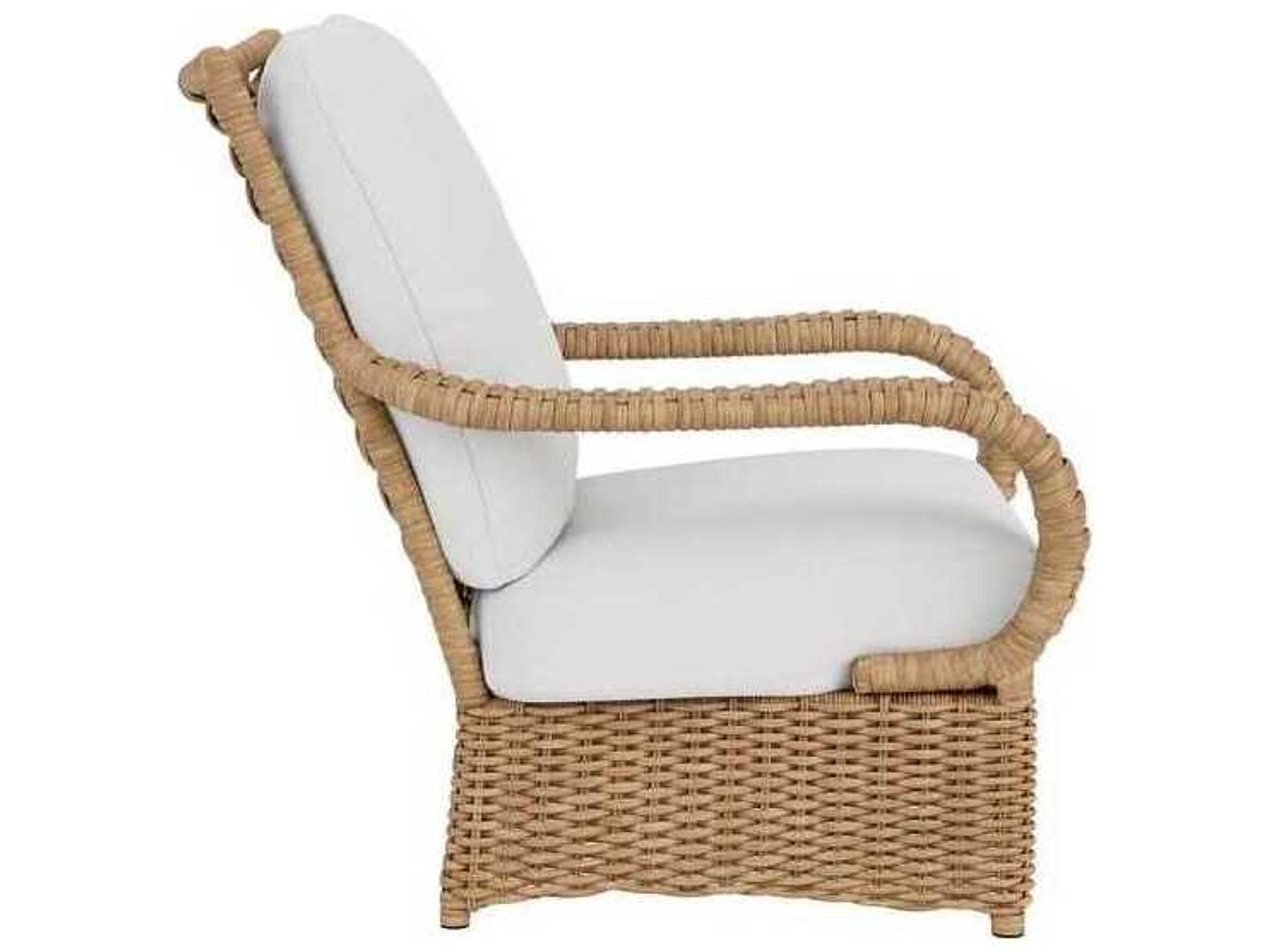 Lloyd Flanders Magnolia Wicker Patio Lounge Chair