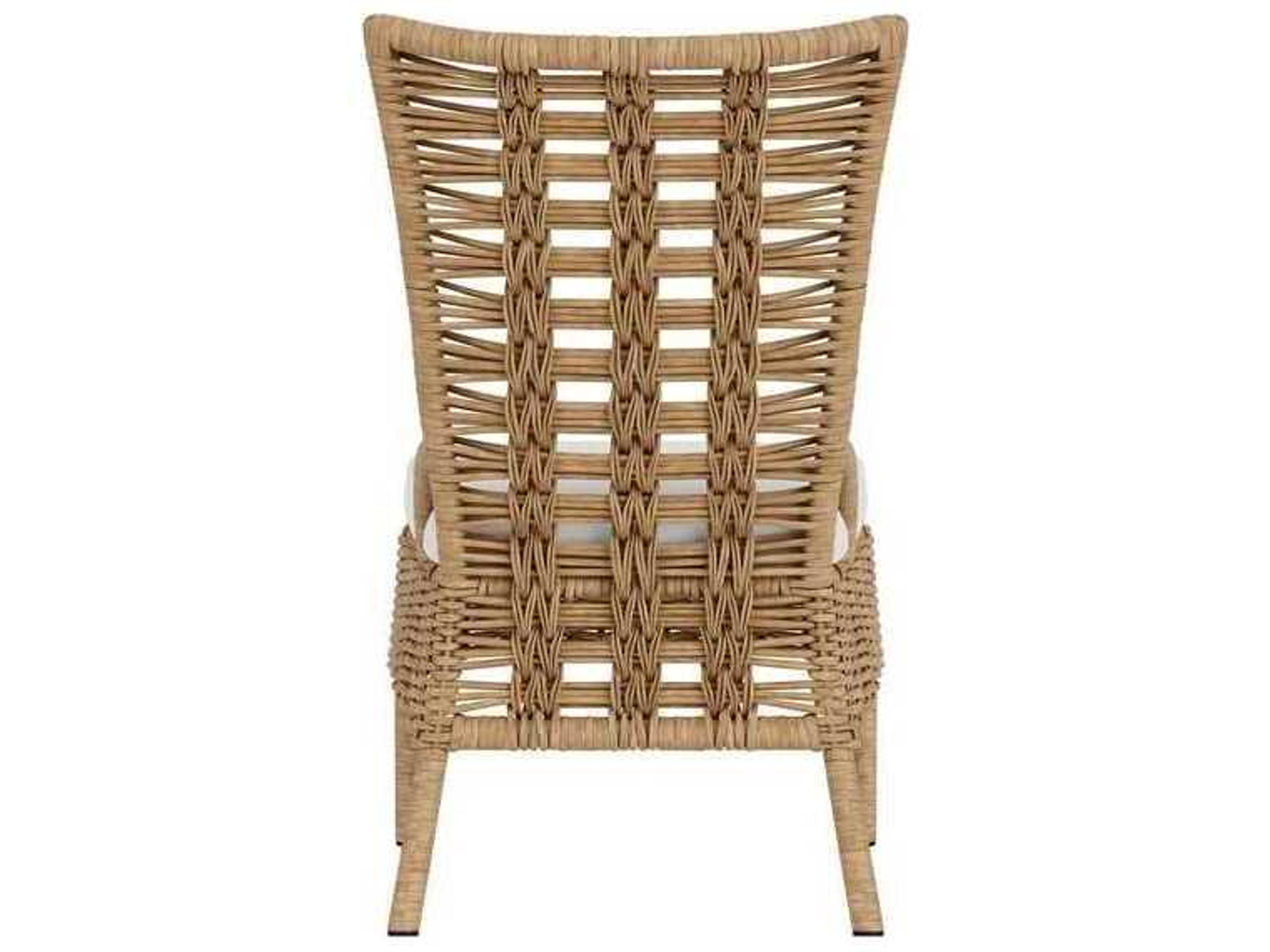 Lloyd Flanders Magnolia Wicker Outdoor Patio Dining Side Chair