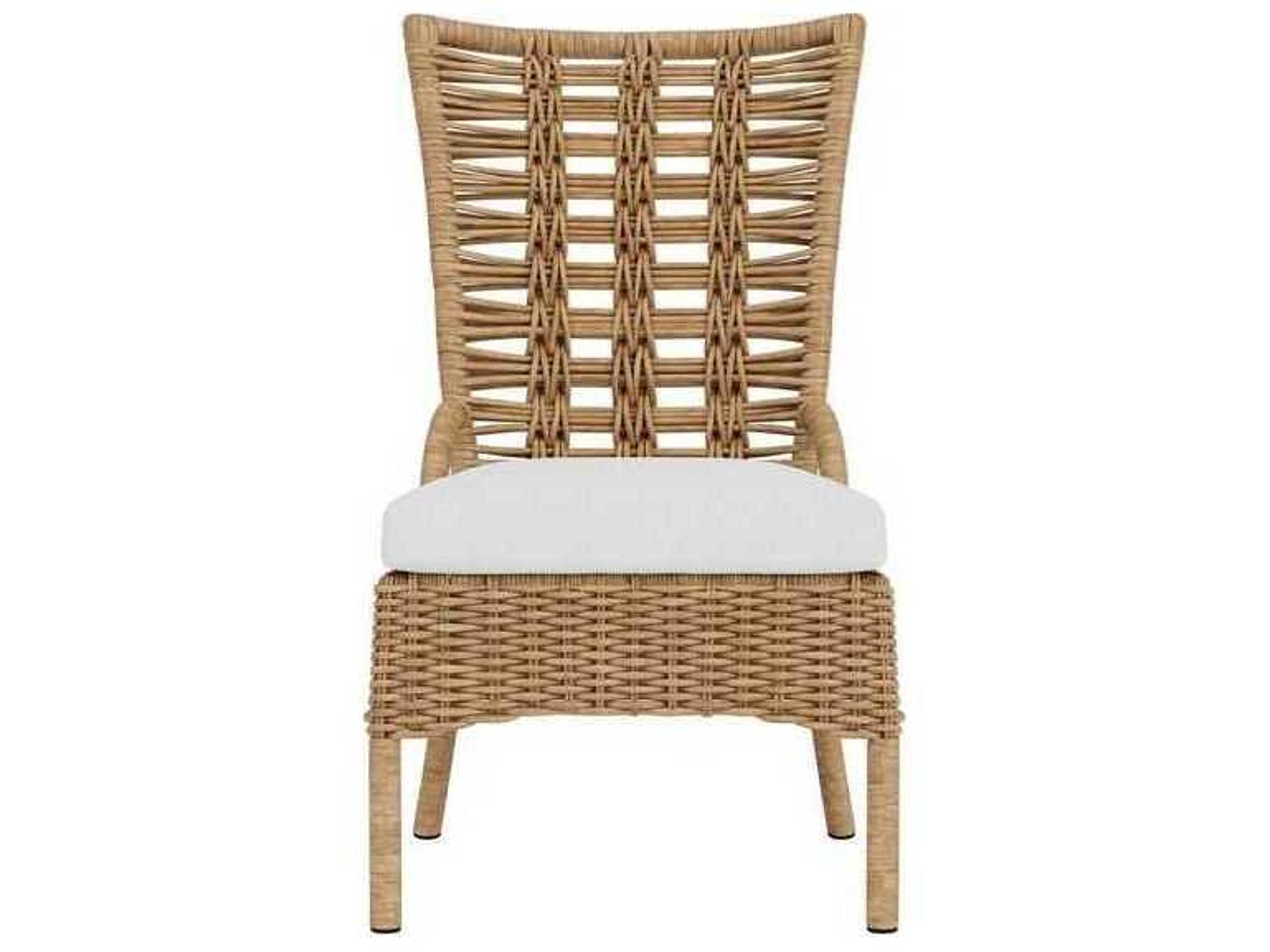 Lloyd Flanders Magnolia Wicker Outdoor Patio Dining Side Chair