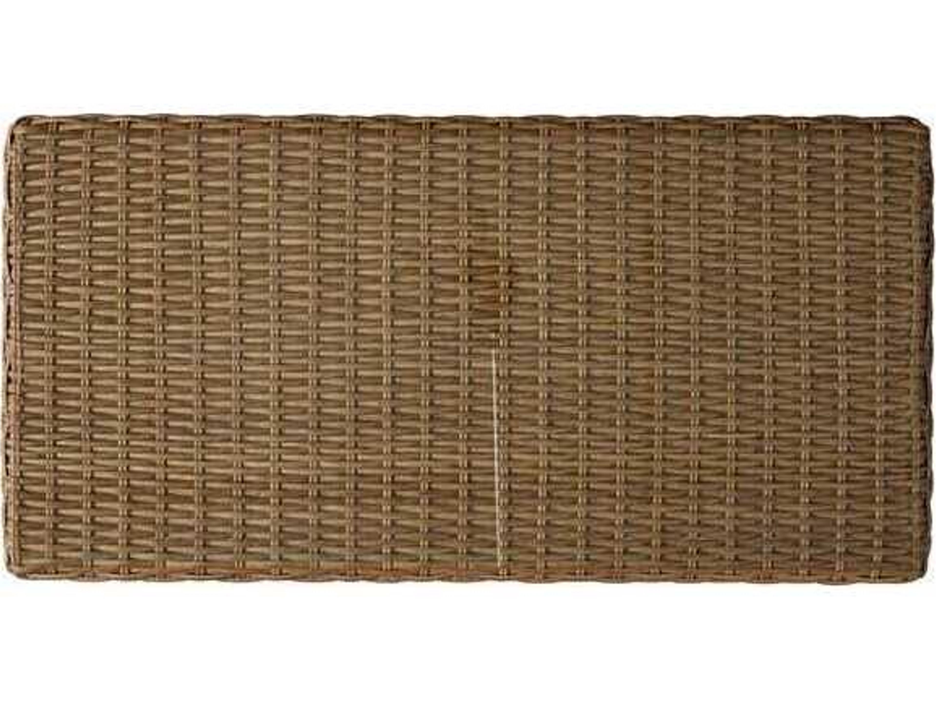 Lloyd Flanders Magnolia Wicker Rectangular Outdoor Coffee Table