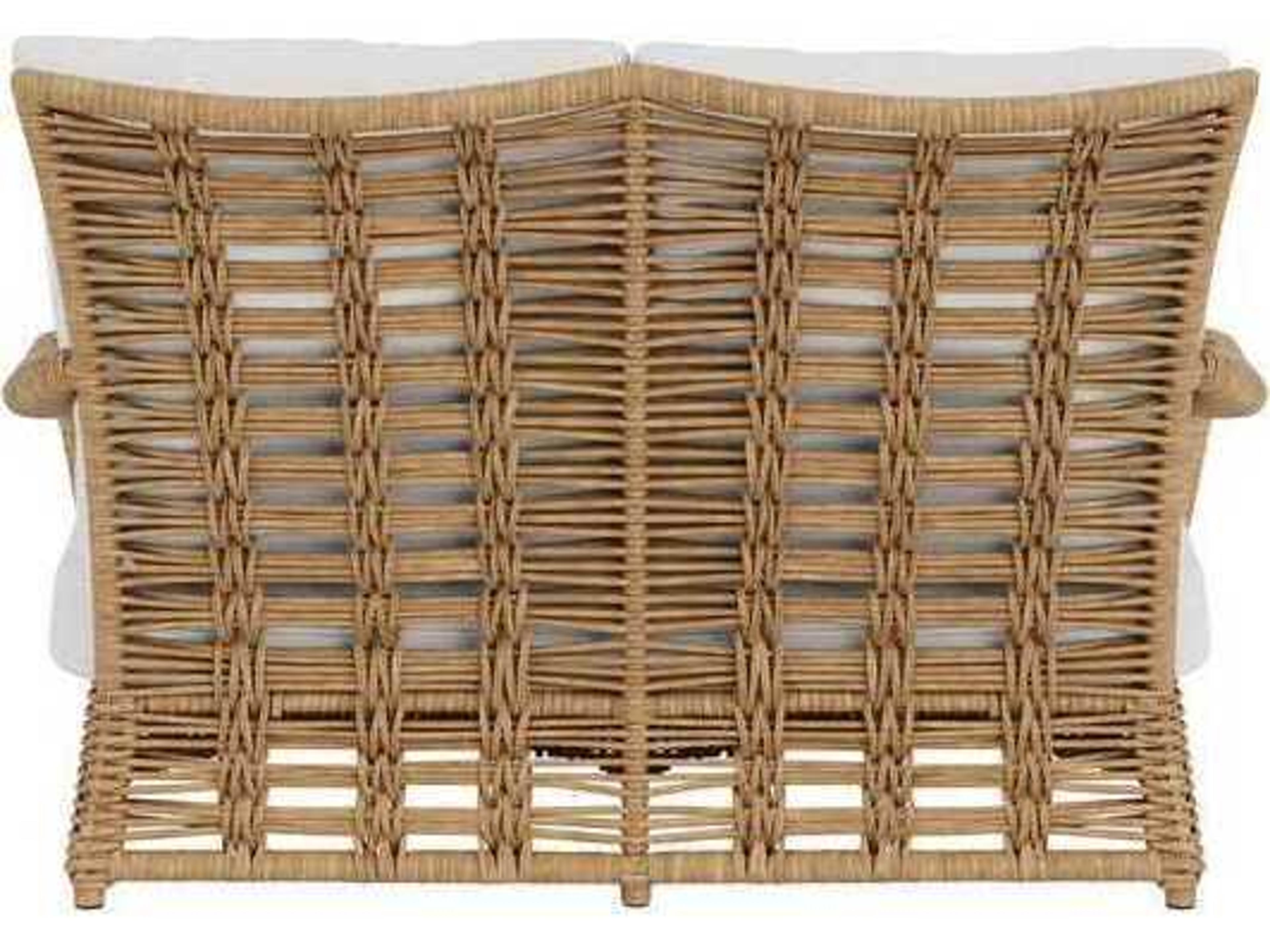 Lloyd Flanders Magnolia Wicker Patio Loveseat