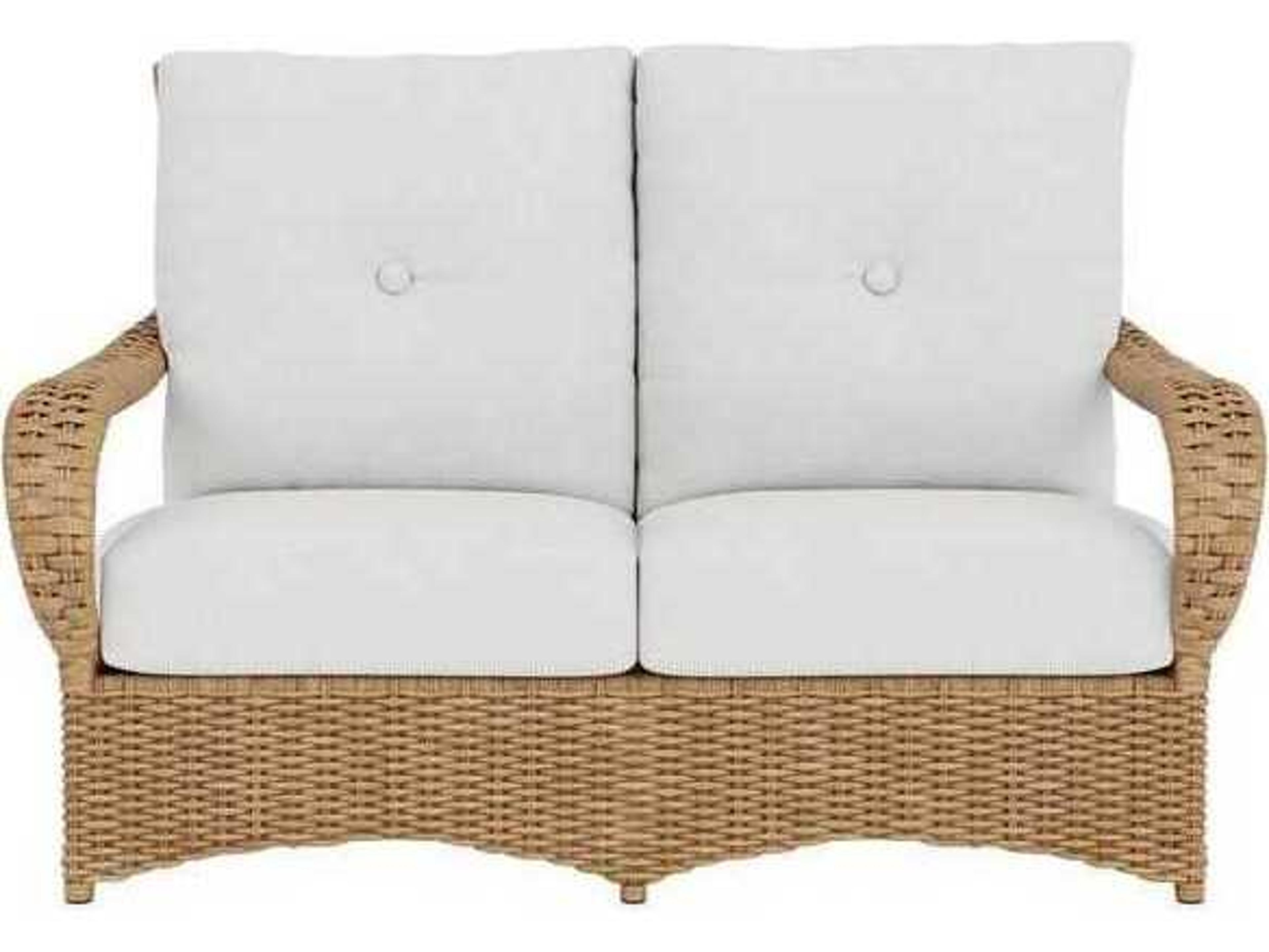 Lloyd Flanders Magnolia Wicker Patio Loveseat