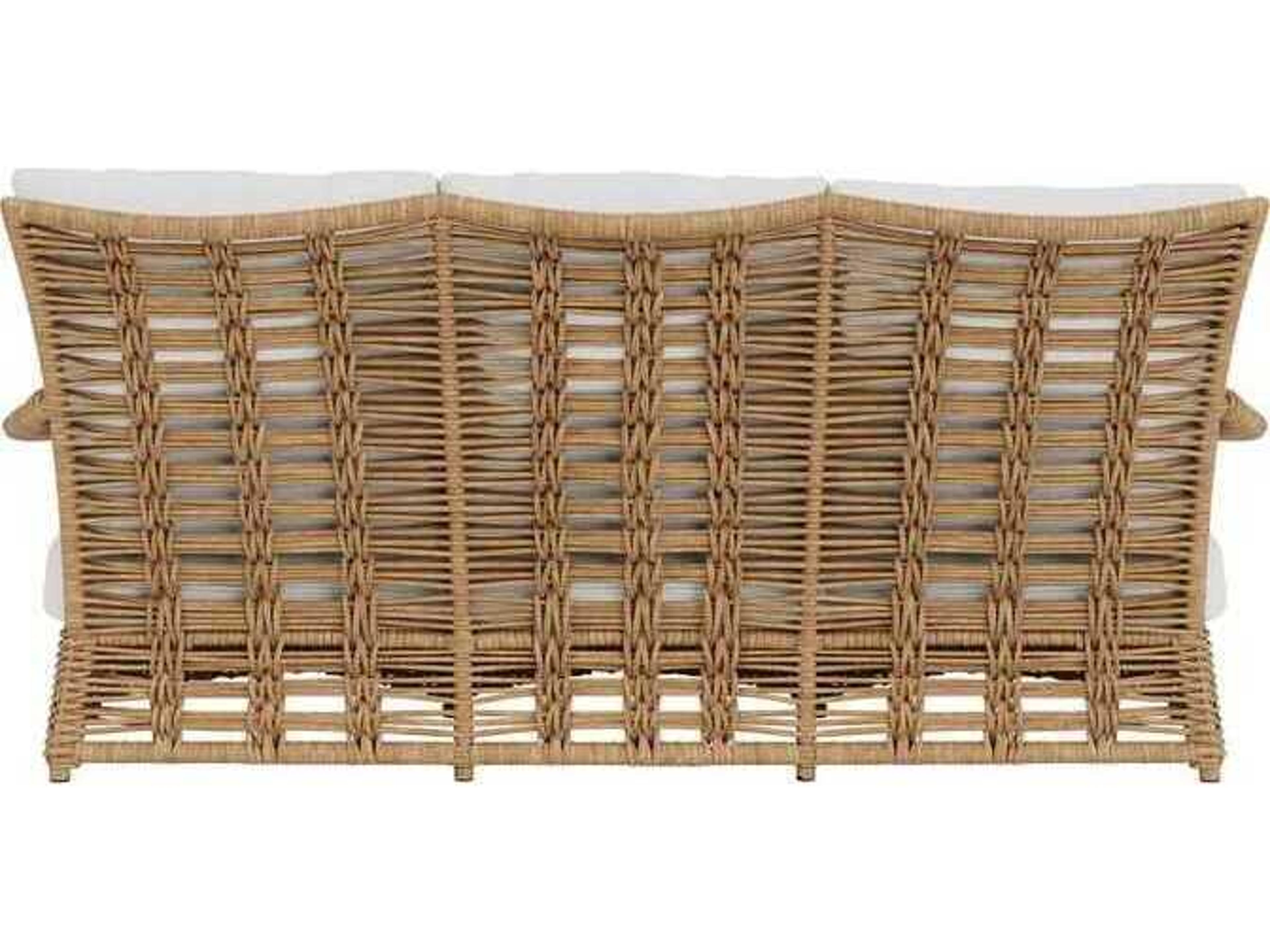 Lloyd Flanders Magnolia Wicker Outdoor Patio Sofa