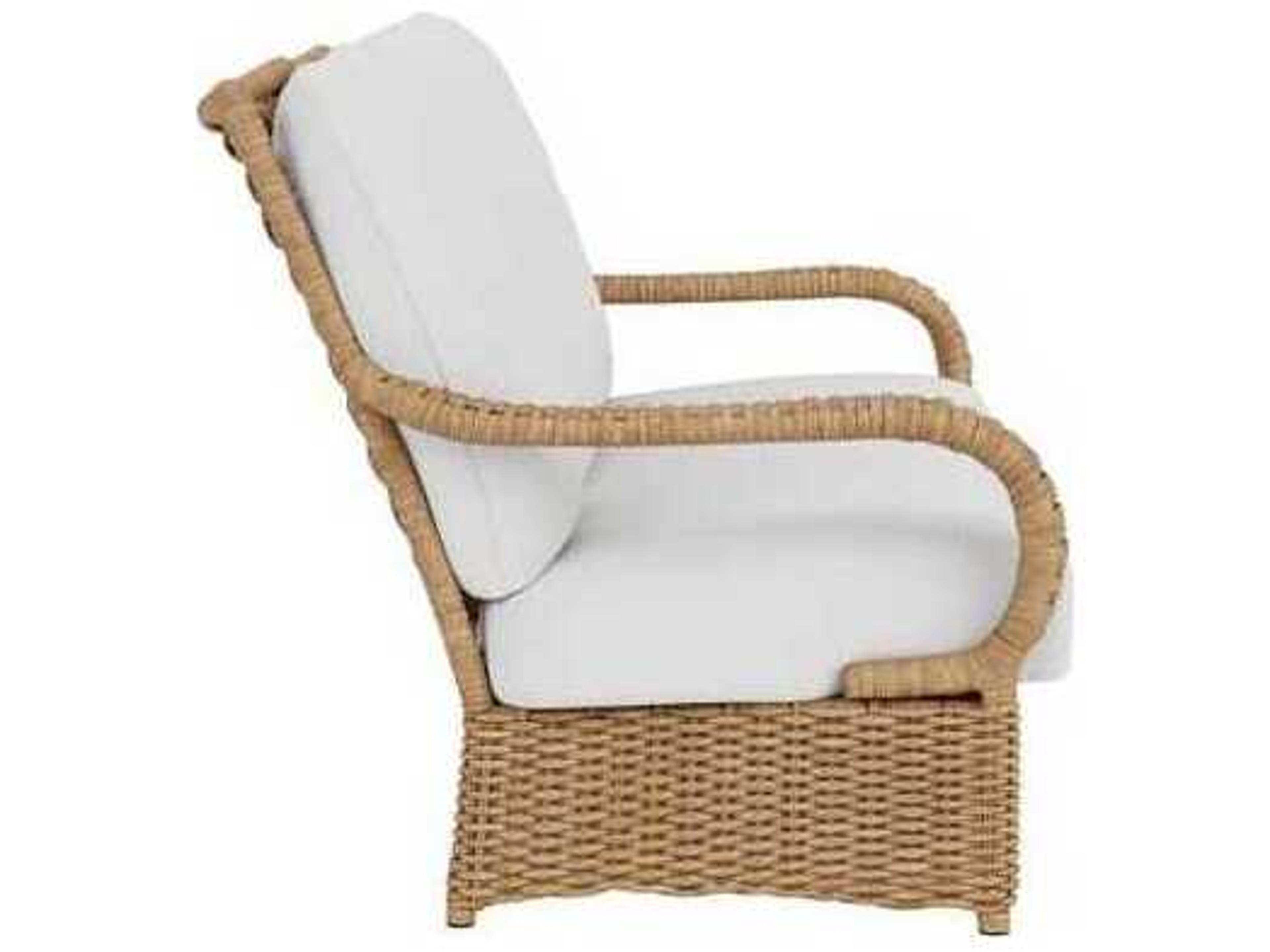 Lloyd Flanders Magnolia Wicker Outdoor Patio Sofa