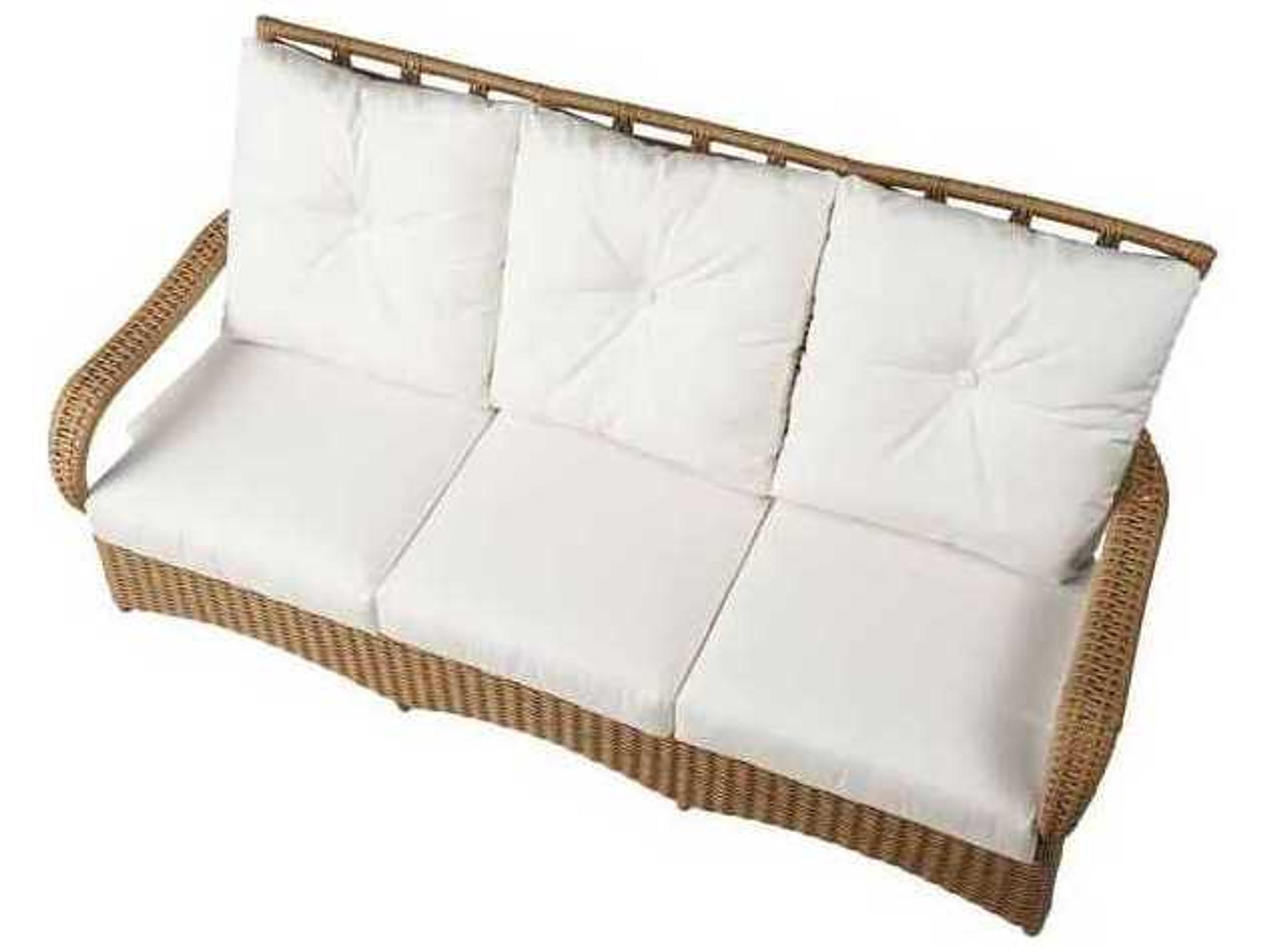 Lloyd Flanders Magnolia Wicker Outdoor Patio Sofa