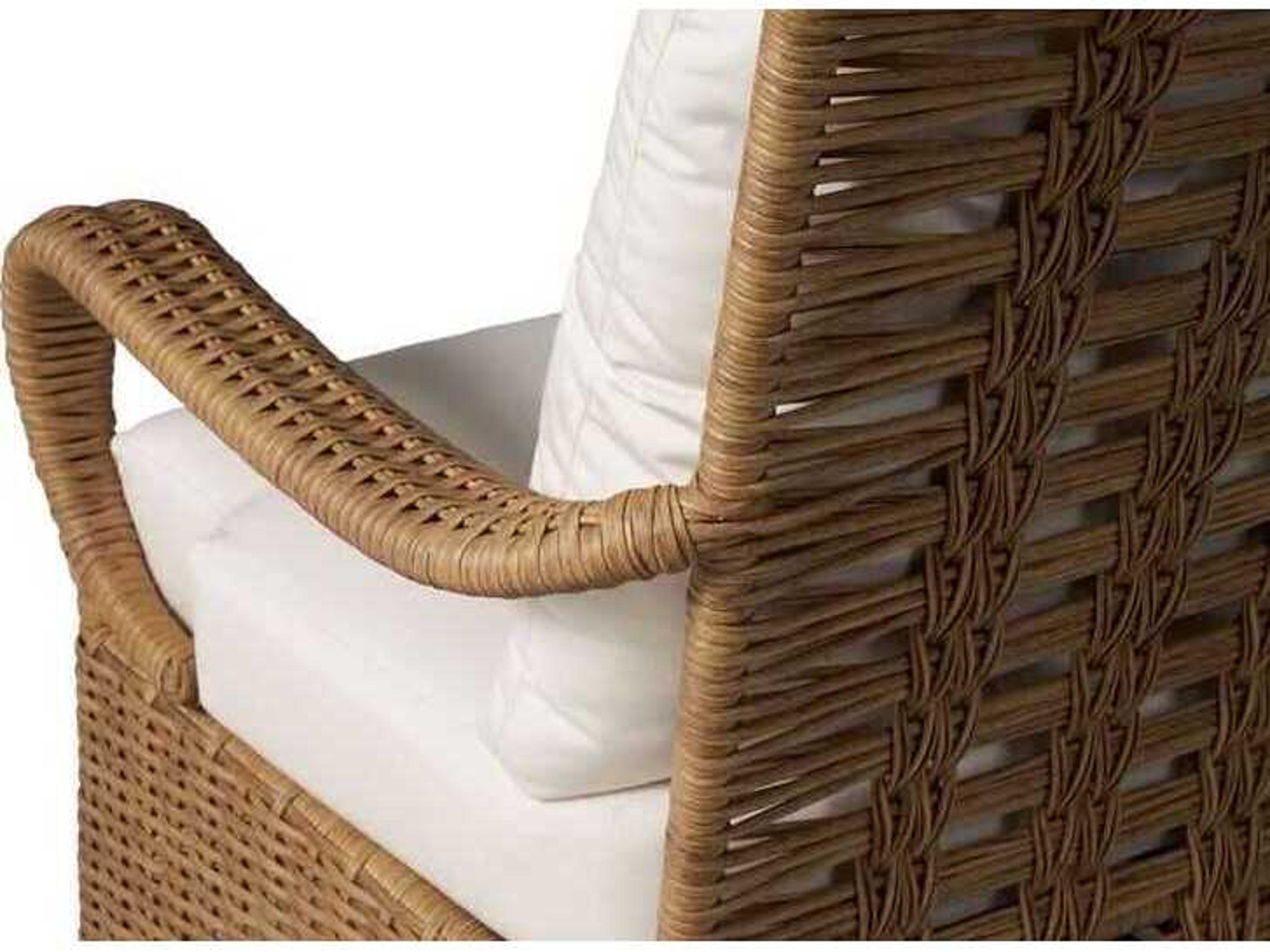 Lloyd Flanders Magnolia Wicker Swivel Glider Outdoor Lounge Chair