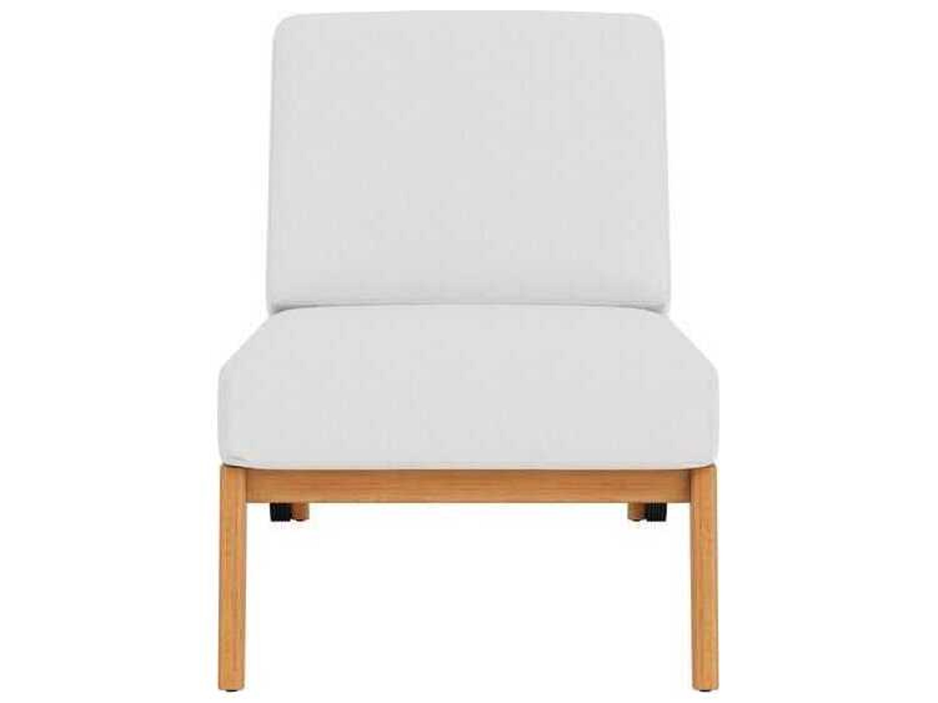 Lloyd Flanders Alpine Teak Chaise Lounge