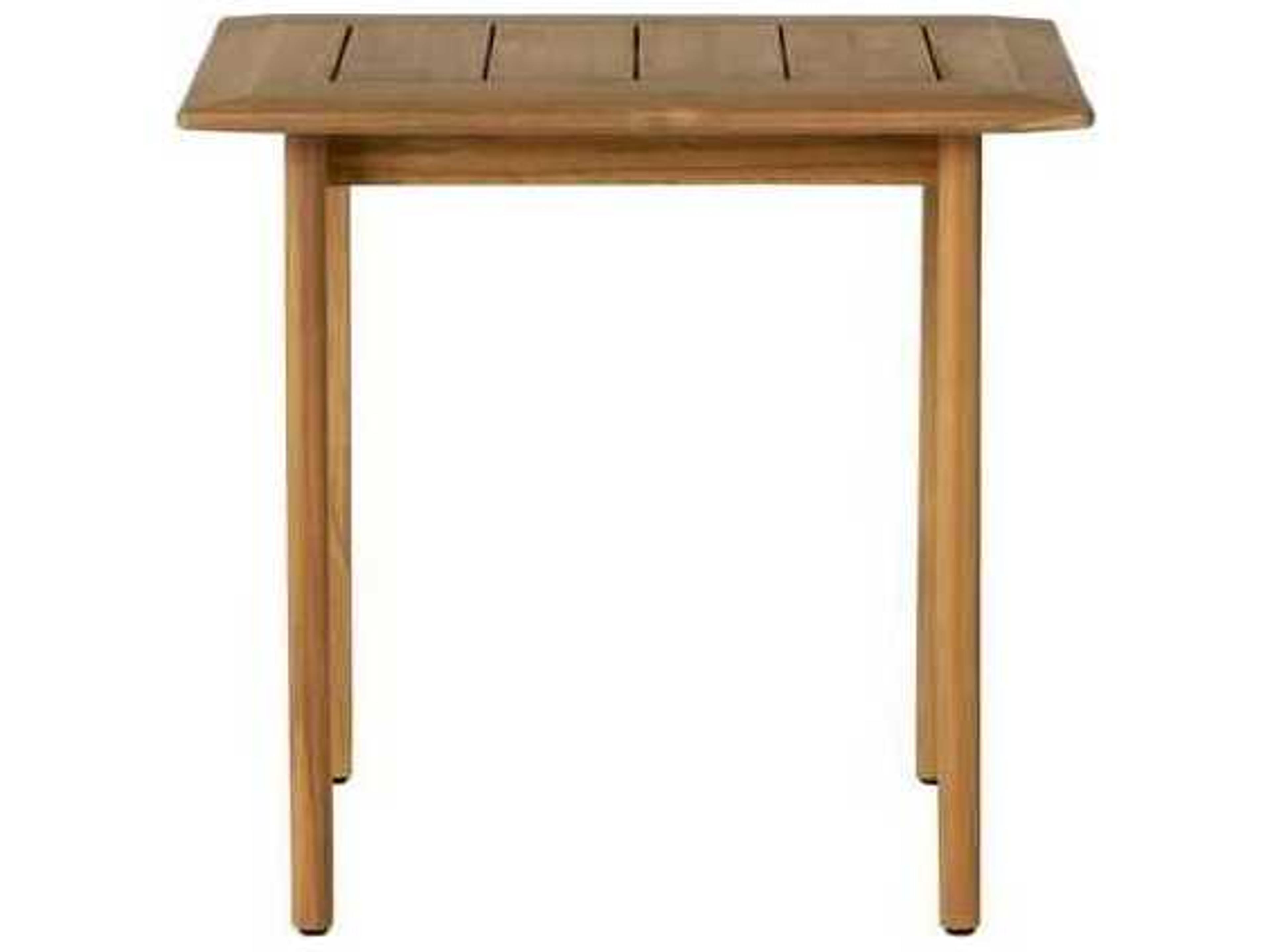 Lloyd Flanders Alpine Teak Square End Table