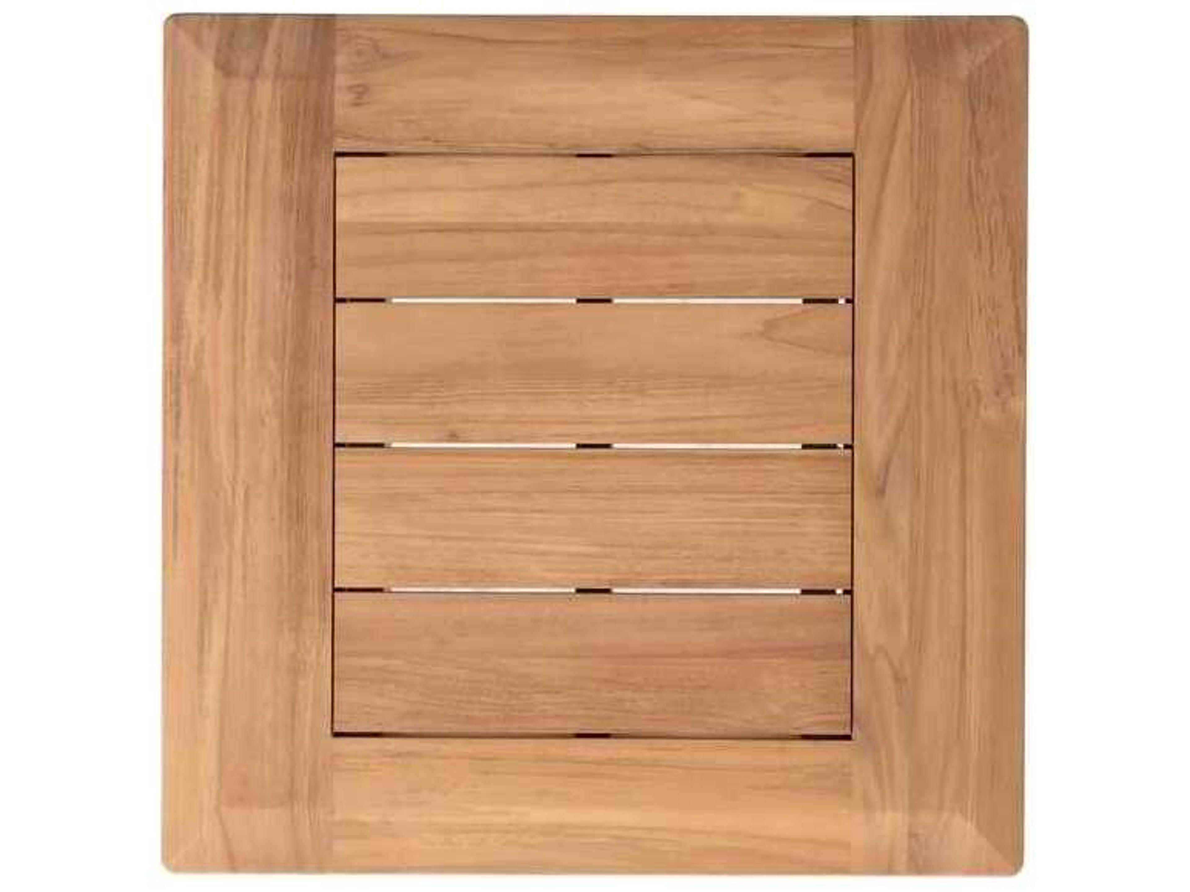 Lloyd Flanders Alpine Teak Square End Table