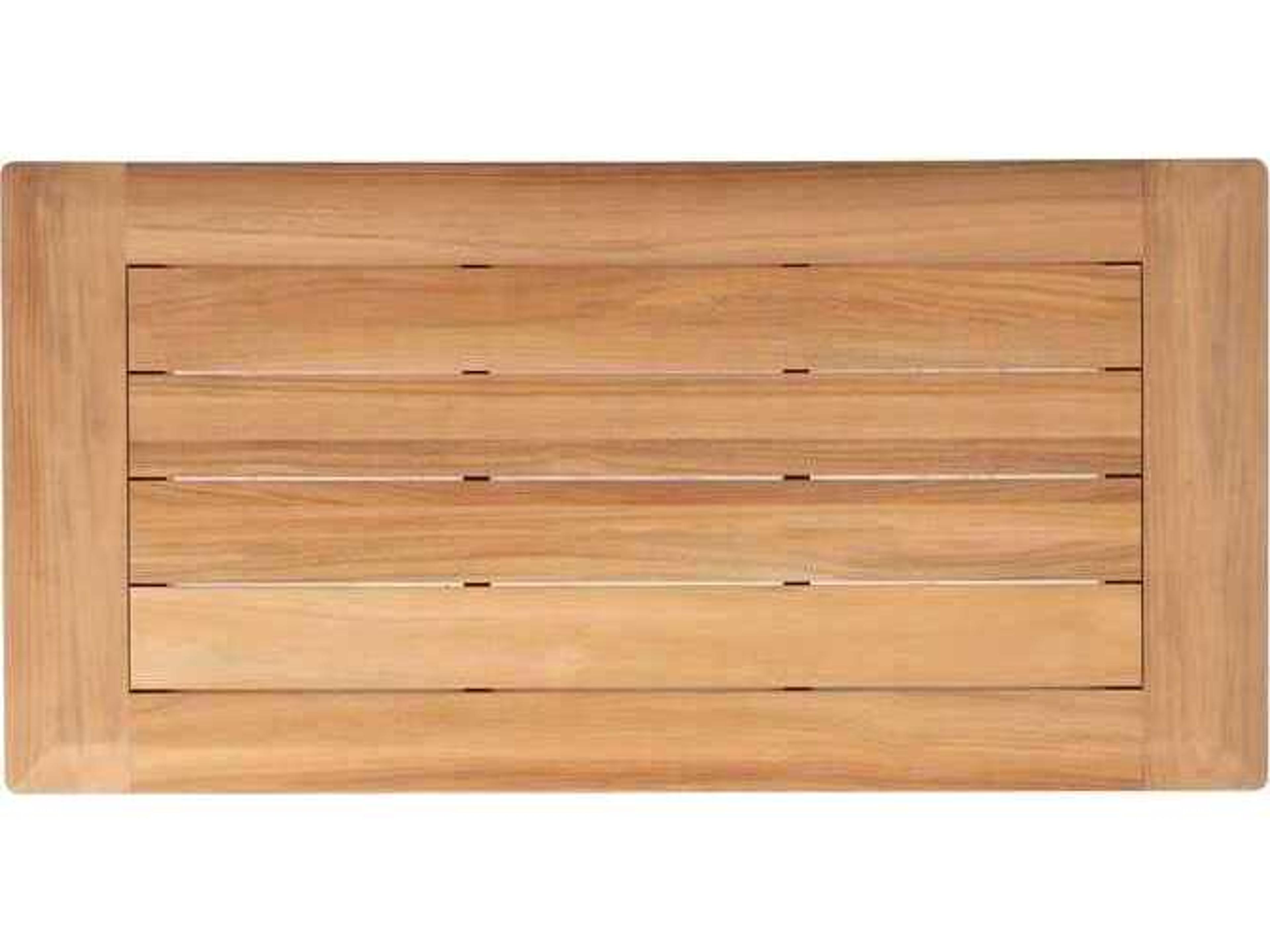 Lloyd Flanders Alpine Teak Rectangular Coffee Table