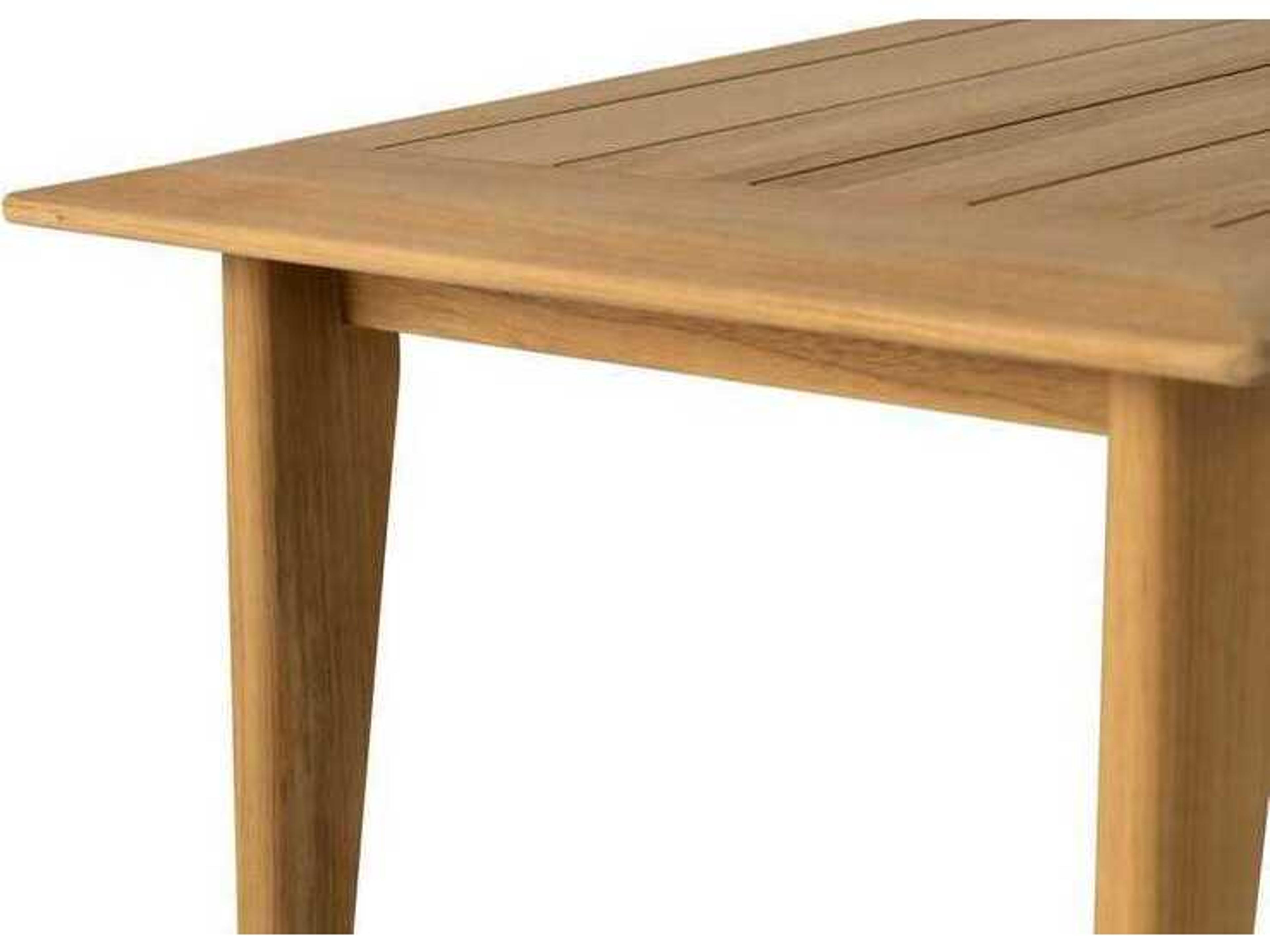 Lloyd Flanders Alpine Teak Rectangular Coffee Table