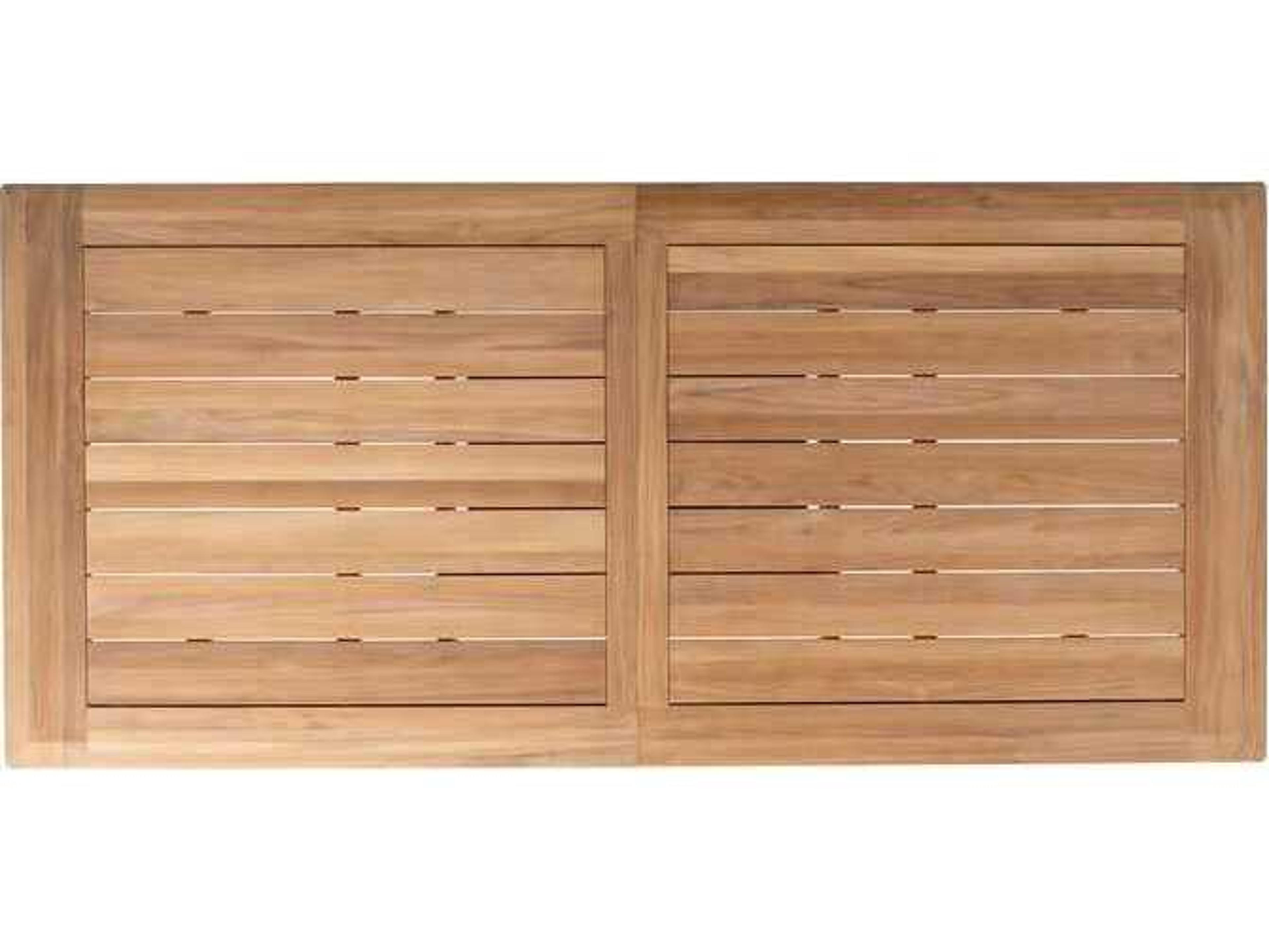 Lloyd Flanders Alpine Teak Rectangular Dining Table