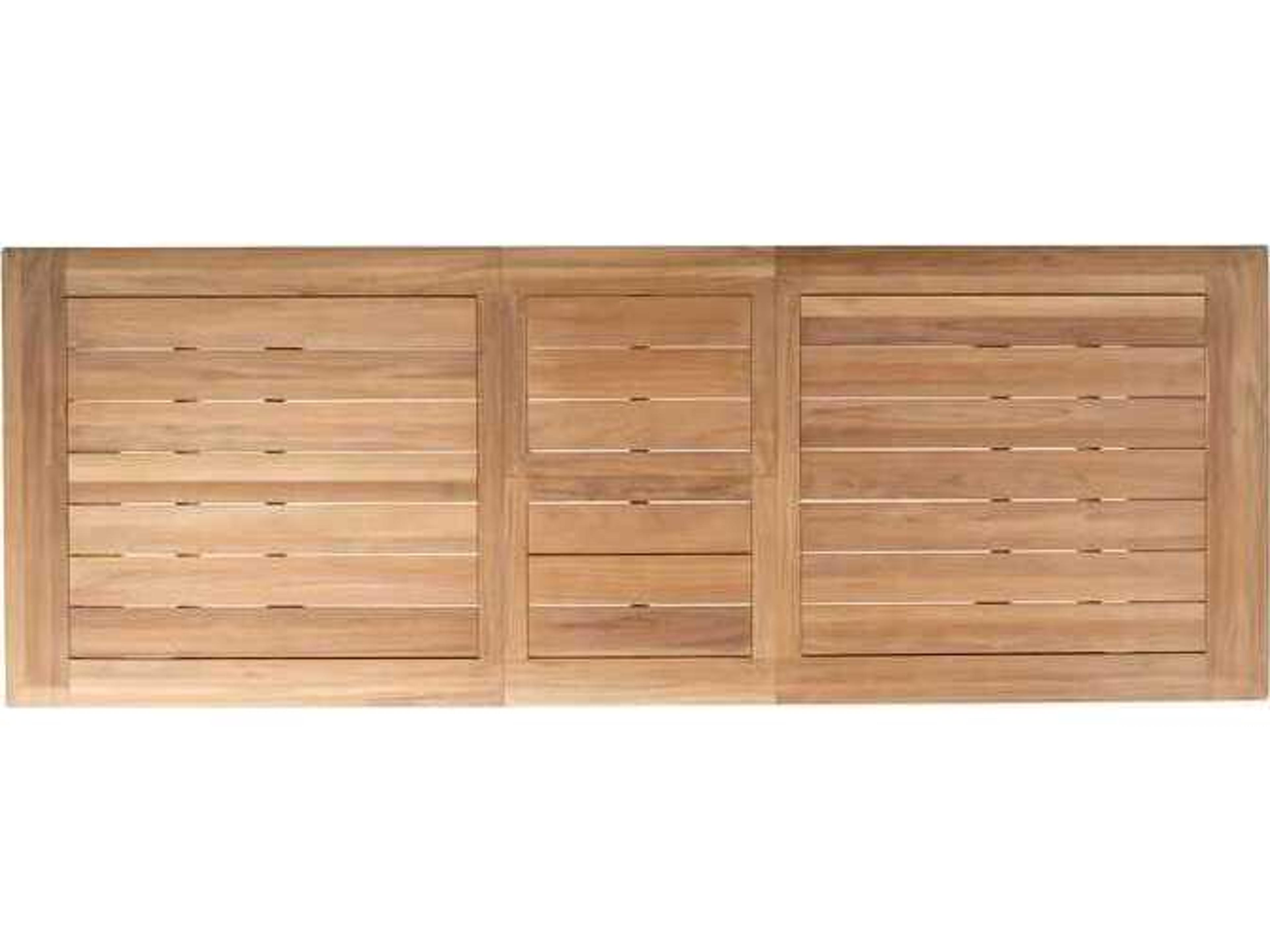 Lloyd Flanders Alpine Teak Rectangular Dining Table