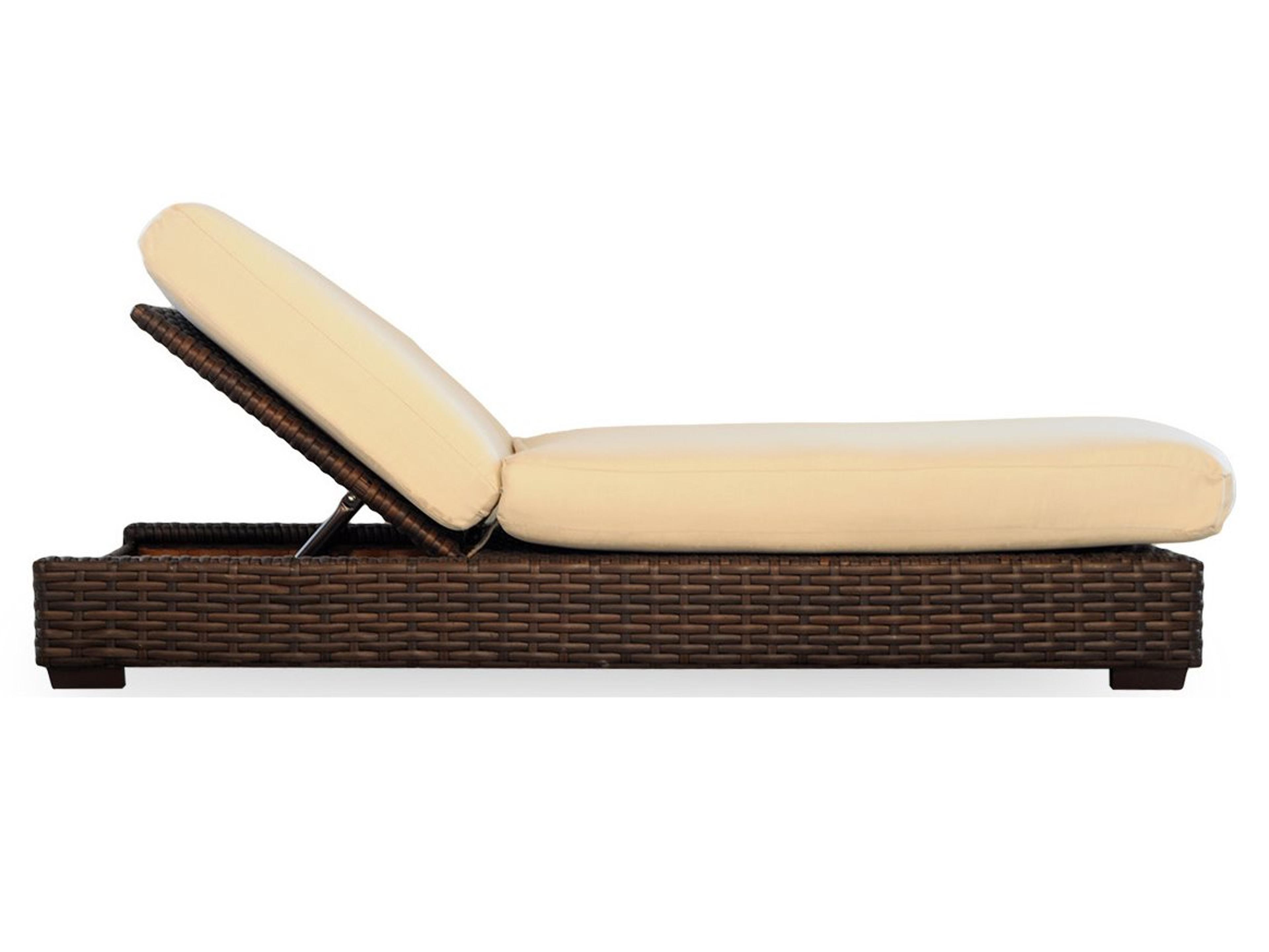 Contempo Wicker Chaise Lounge Adjustable